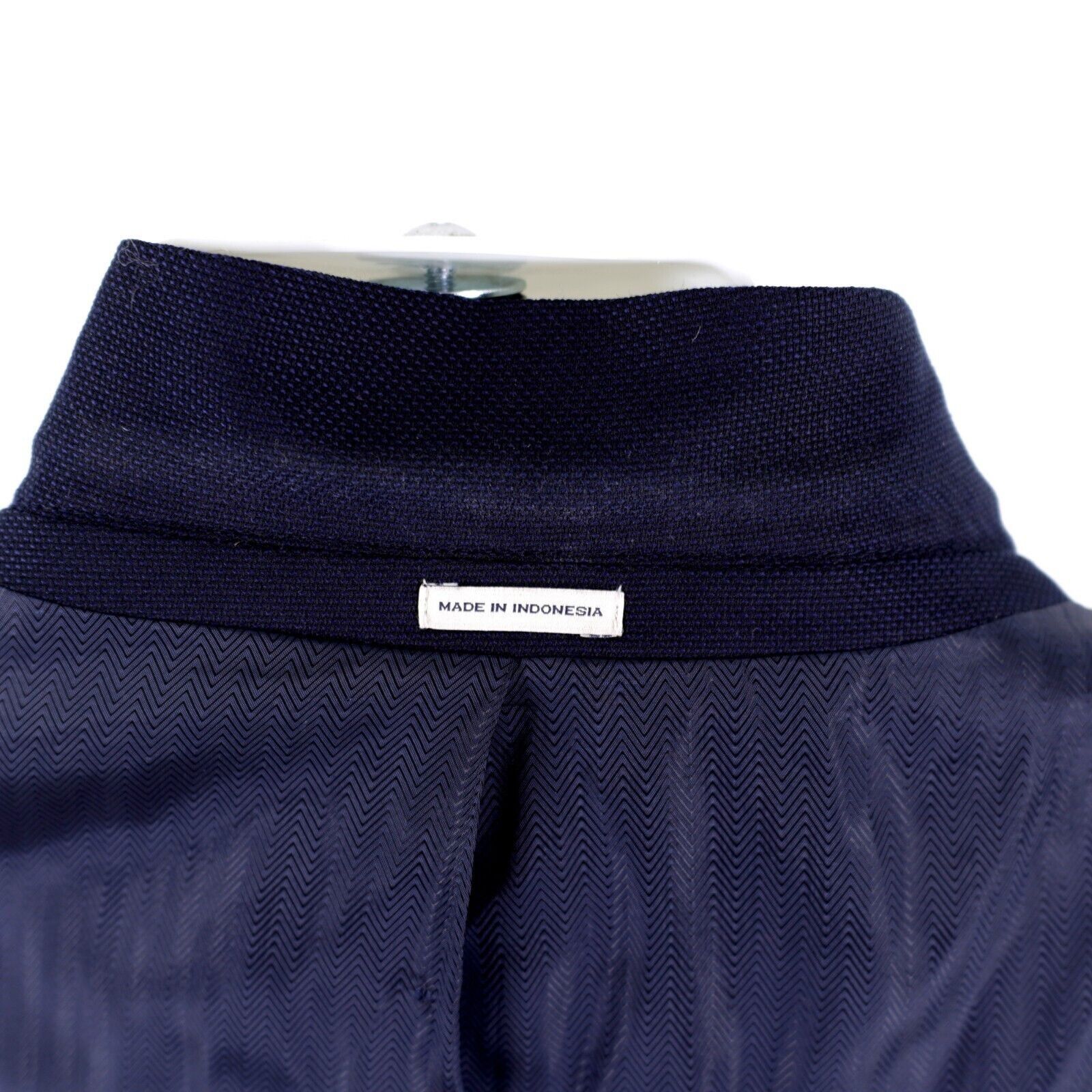 Joseph Abboud Joseph Abboud Reda Super 110s Textured Wool Blue 2 Silver Bu Size 50R - 14 Thumbnail