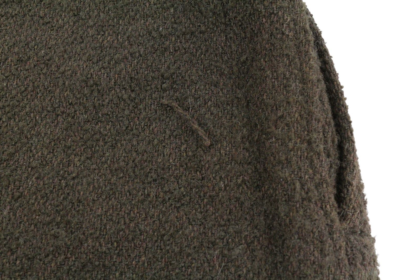 Maison Scotch XL Brown Wool Blend Buttoned Unlined Mid-Length Coat 86464 Size XL / US 12-14 / IT 48-50 - 8 Thumbnail