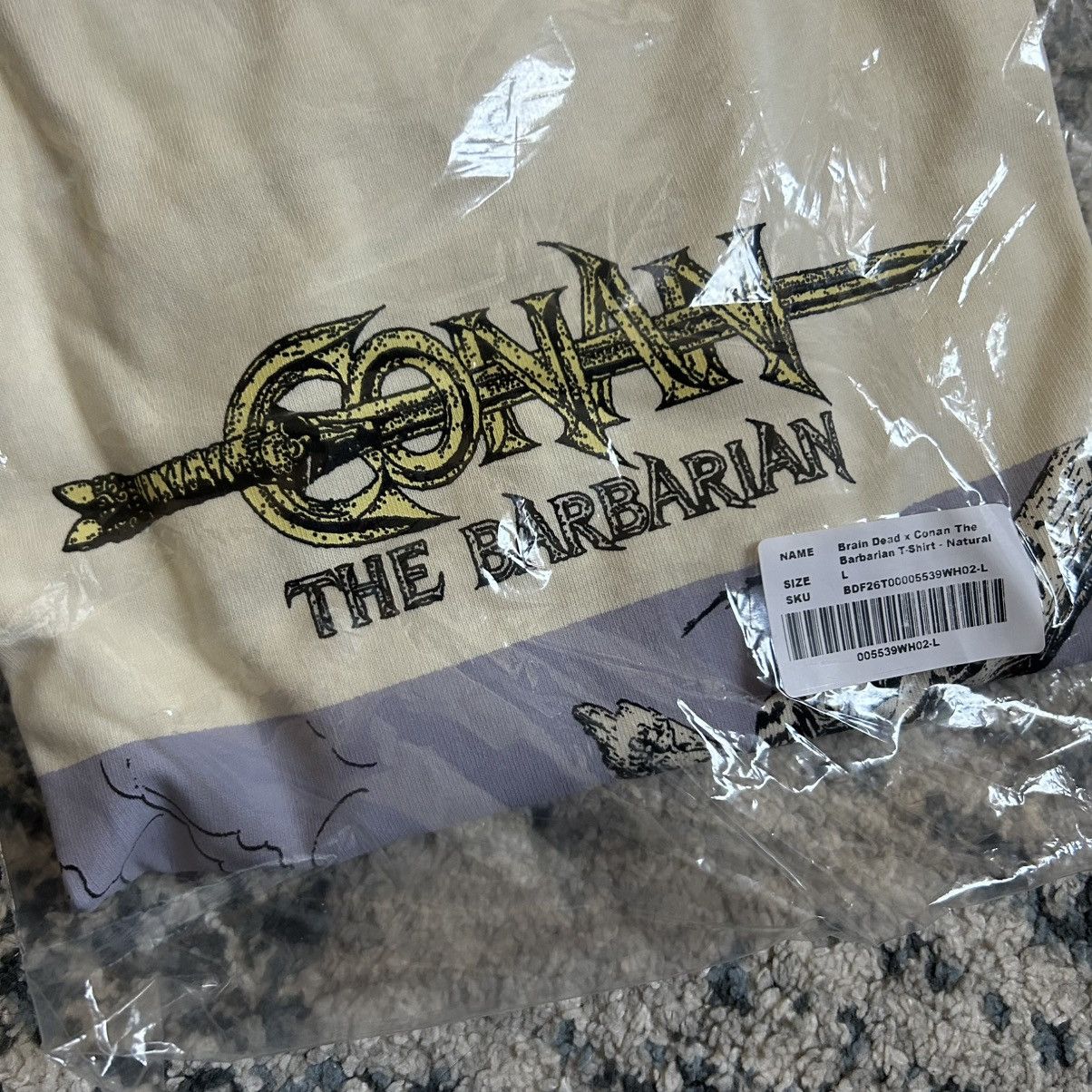 Brain Dead 1982 CONAN THE BARBARiAN TEE A WiTCH SHALL BE BORN MARVEL Size US L / EU 52-54 / 3 - 4 Thumbnail