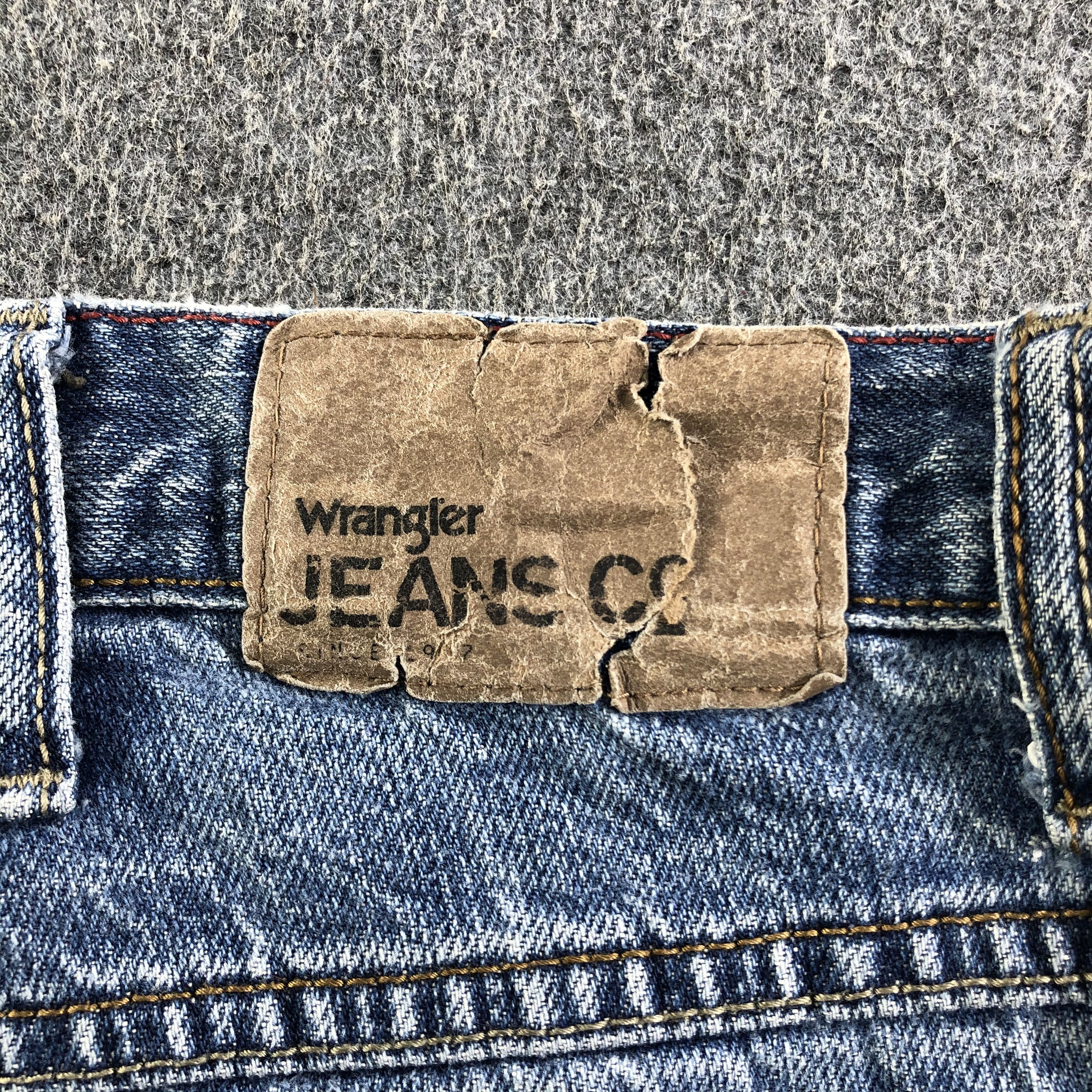Vintage Vintage Blue Wash Wrangler Jeans-J3534 Size US 38 / EU 54 - 5 Thumbnail