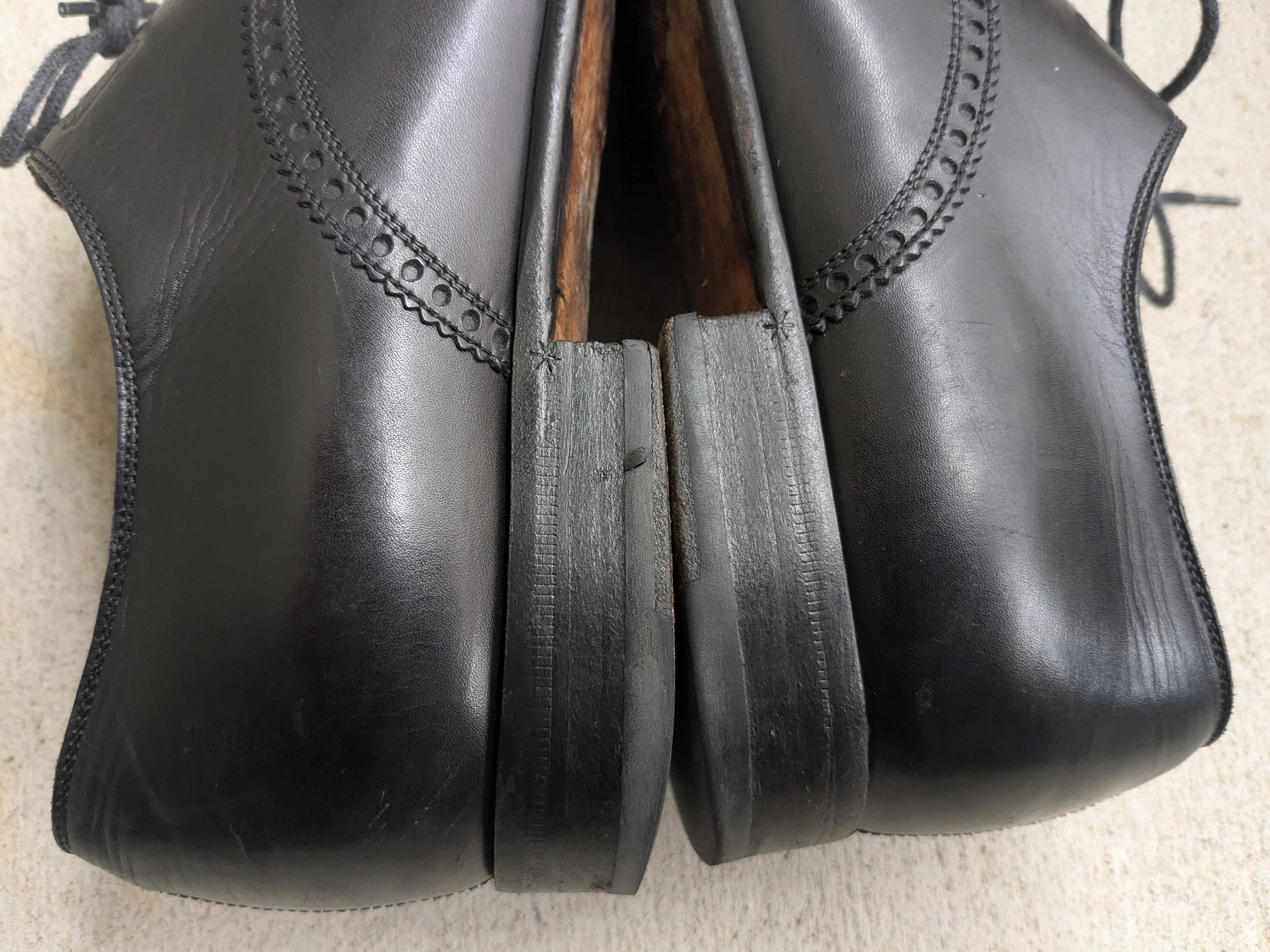 Gucci Gucci Oxfords Brogues Black 10 Lace Up Italy Size US 10 / EU 43 - 8 Thumbnail