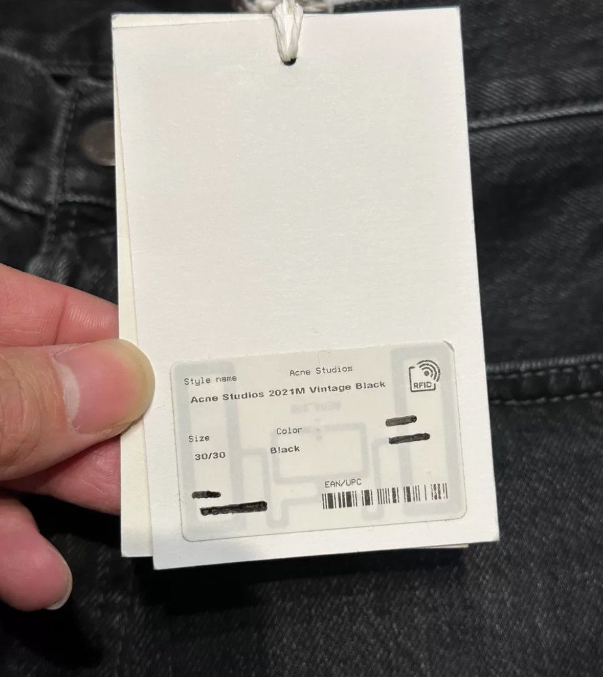 Acne Studios Acne studios black jeans 2412-Nextarrow Size US 30 / EU 46 - 4 Thumbnail
