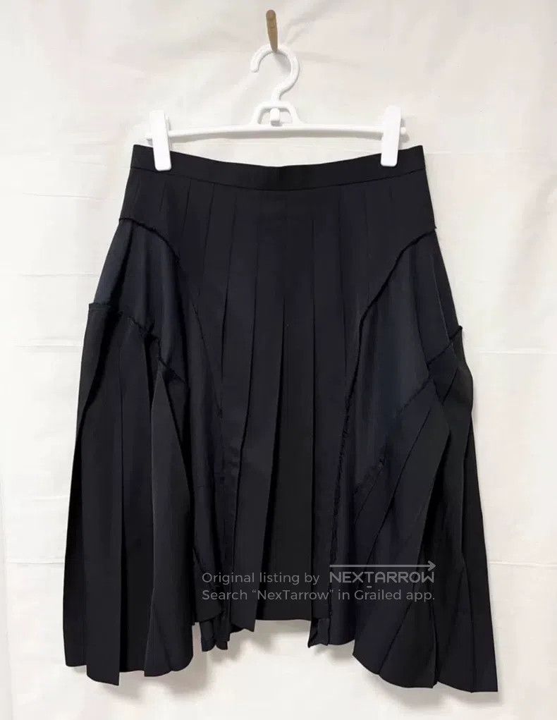 Comme des Garcons Comme Des Garcons size M Deconstructed half-skirt, wool mi Size 22" - 2 Thumbnail