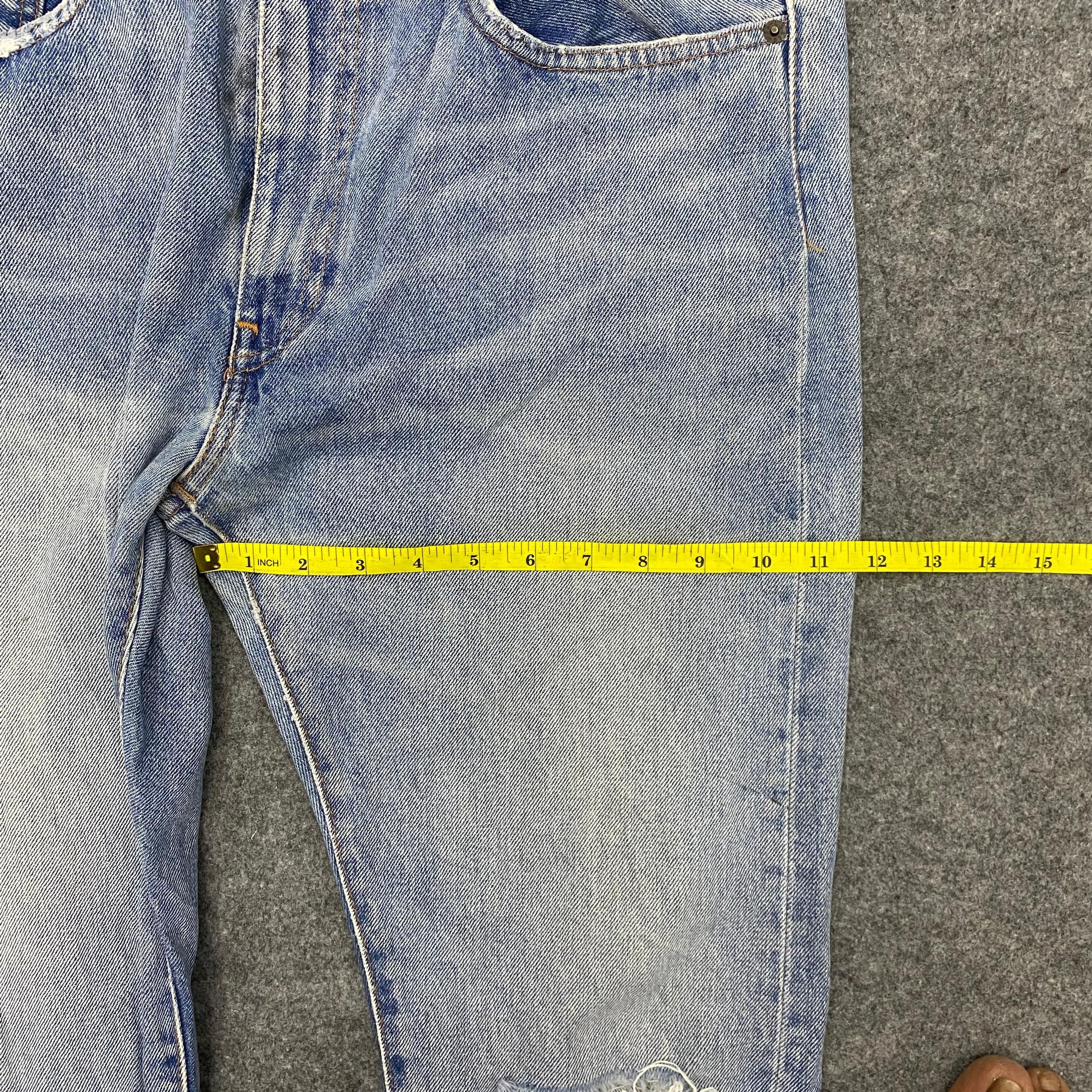 Levi's 💥Best Offer💥Vintage Levis 505 Distressed Denim Size US 36 / EU 52 - 6 Thumbnail