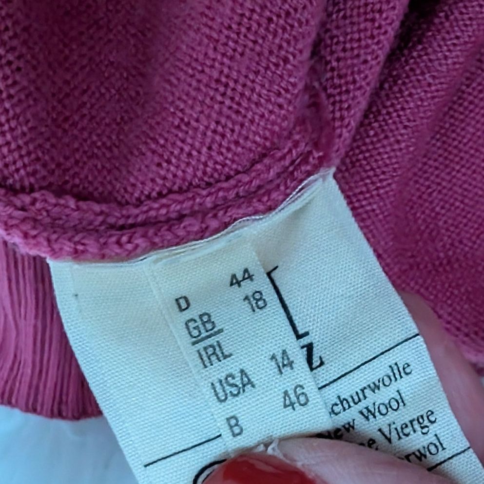 Other Marz Wool Turtleneck Sweater Purple Size 14 Size XL / US 12-14 / IT 48-50 - 4 Thumbnail