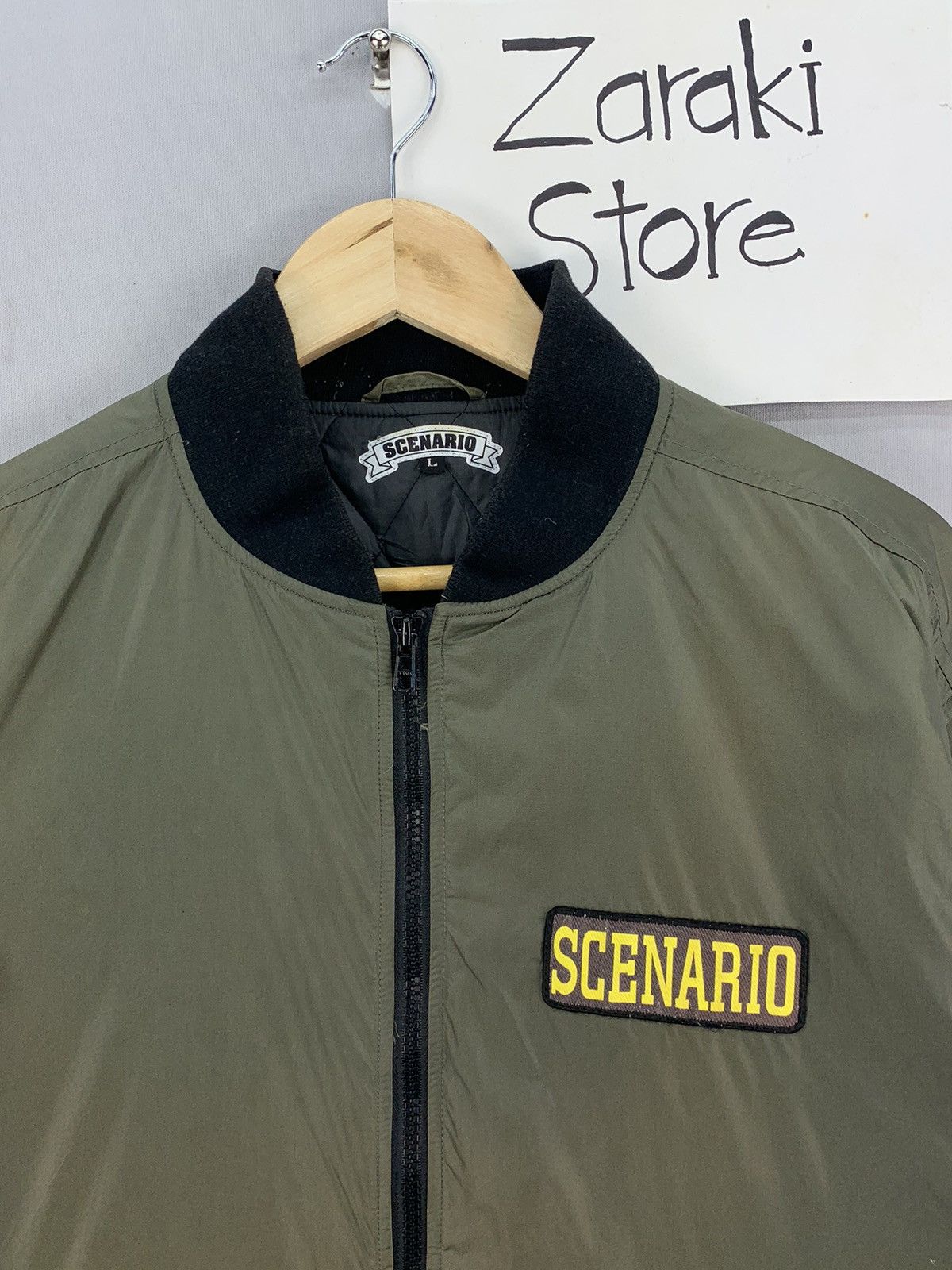 Vintage Vintage 90s Japan Scenario Patches Bomber Flight Jacket Size US XL / EU 56 / 4 - 9 Thumbnail