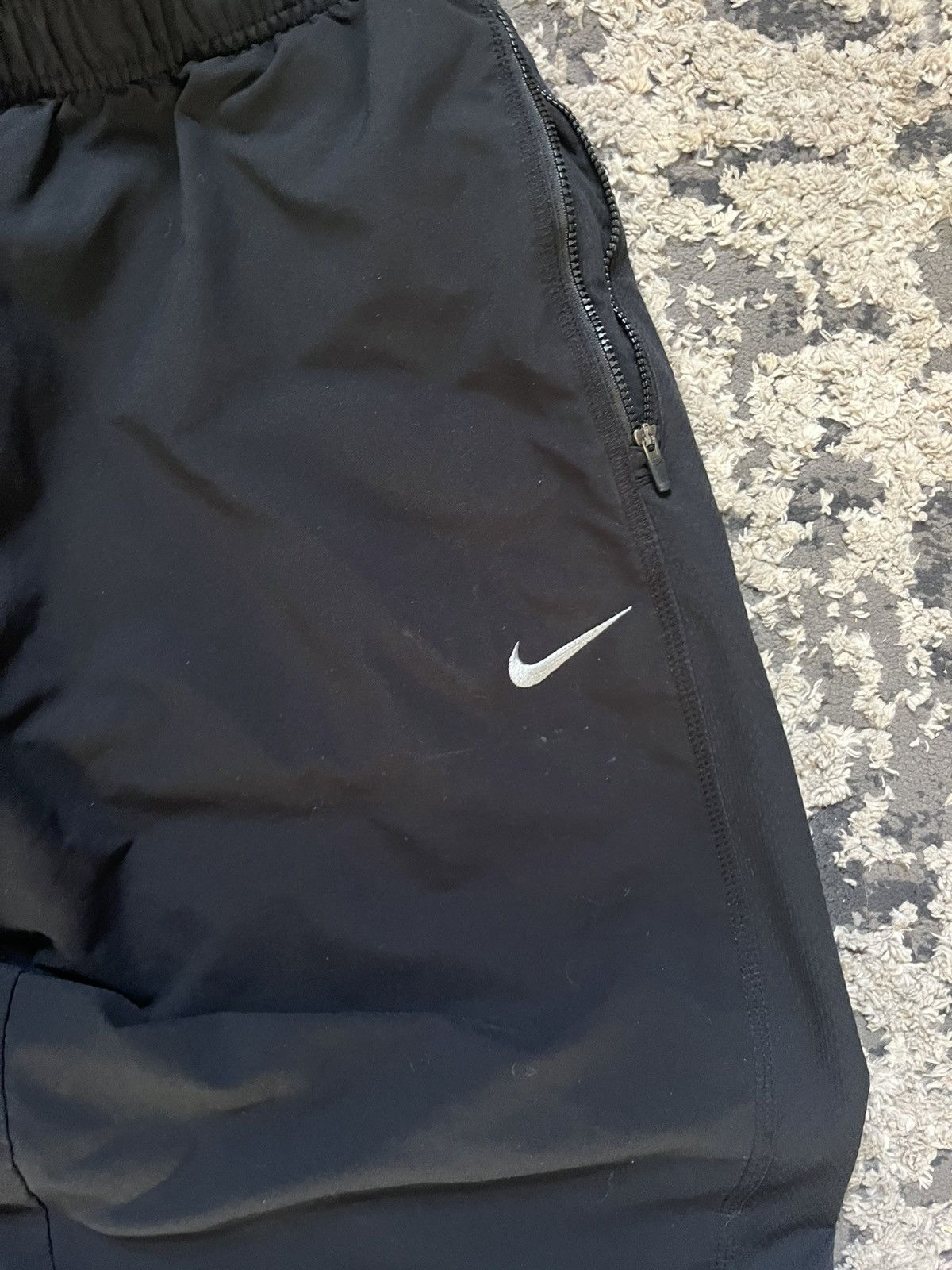 Nike × Vintage Nike Black Track Pants Size US 33 - 4 Thumbnail