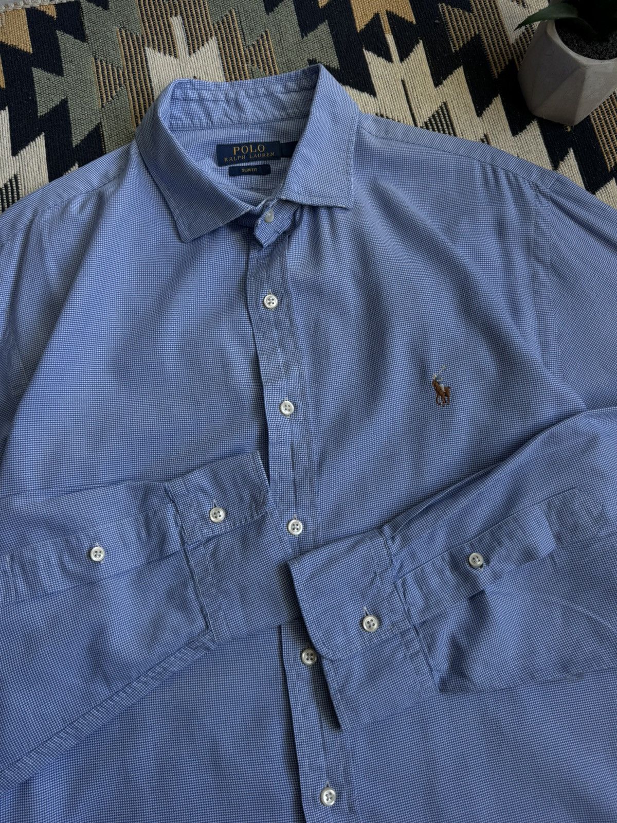 Polo Ralph Lauren Polo Ralph Lauren Button Up Shirt Size US L / EU 52-54 / 3 - 7 Thumbnail