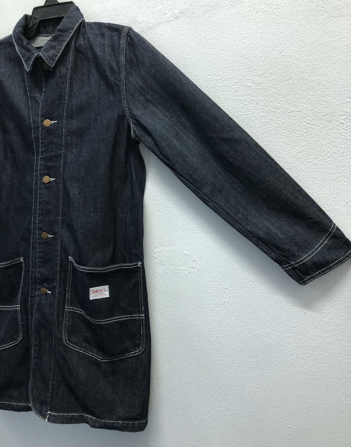 Vintage Vintage Smith's Workwear Sanforized Denim Jacket Size US M / EU 48-50 / 2 - 5 Thumbnail
