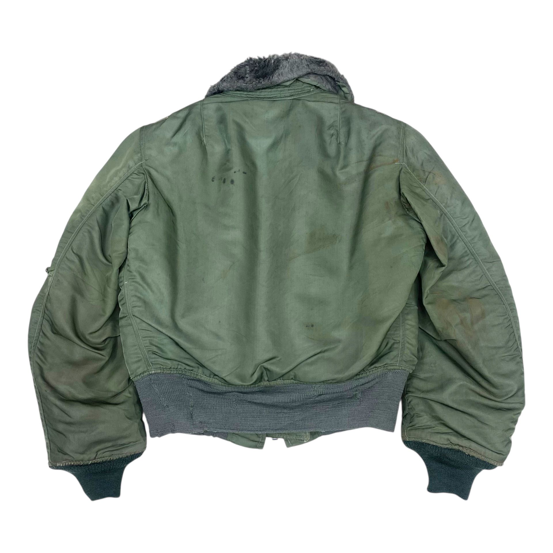 Vintage 💥50s B17-B USAF MILITARY FLIGHT RIOT BOMBER JACKET Size S / US 4 / IT 40 - 9 Thumbnail