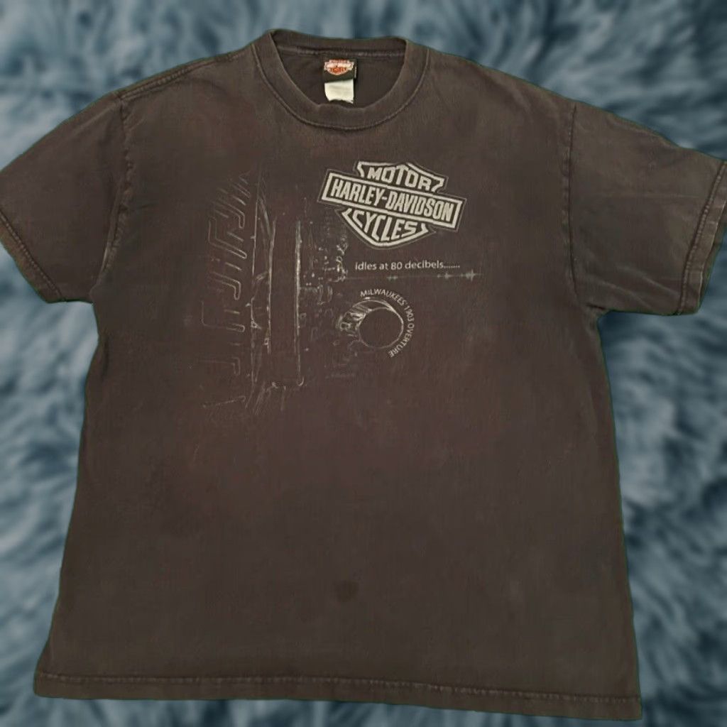 Harley Davidson VINTAGE Harley-Davidson Shirt XL Black 90s Y2K Biker San Antonio Logo Mens Size US XL / EU 56 / 4 - 1 Thumbnail