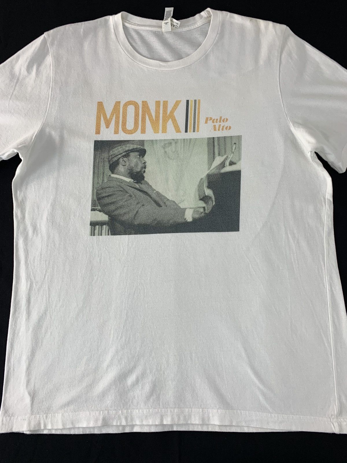 Band Tees The Lonious Monk Alto Big Screen White Printed Tee Size US L / EU 52-54 / 3 - 3 Thumbnail
