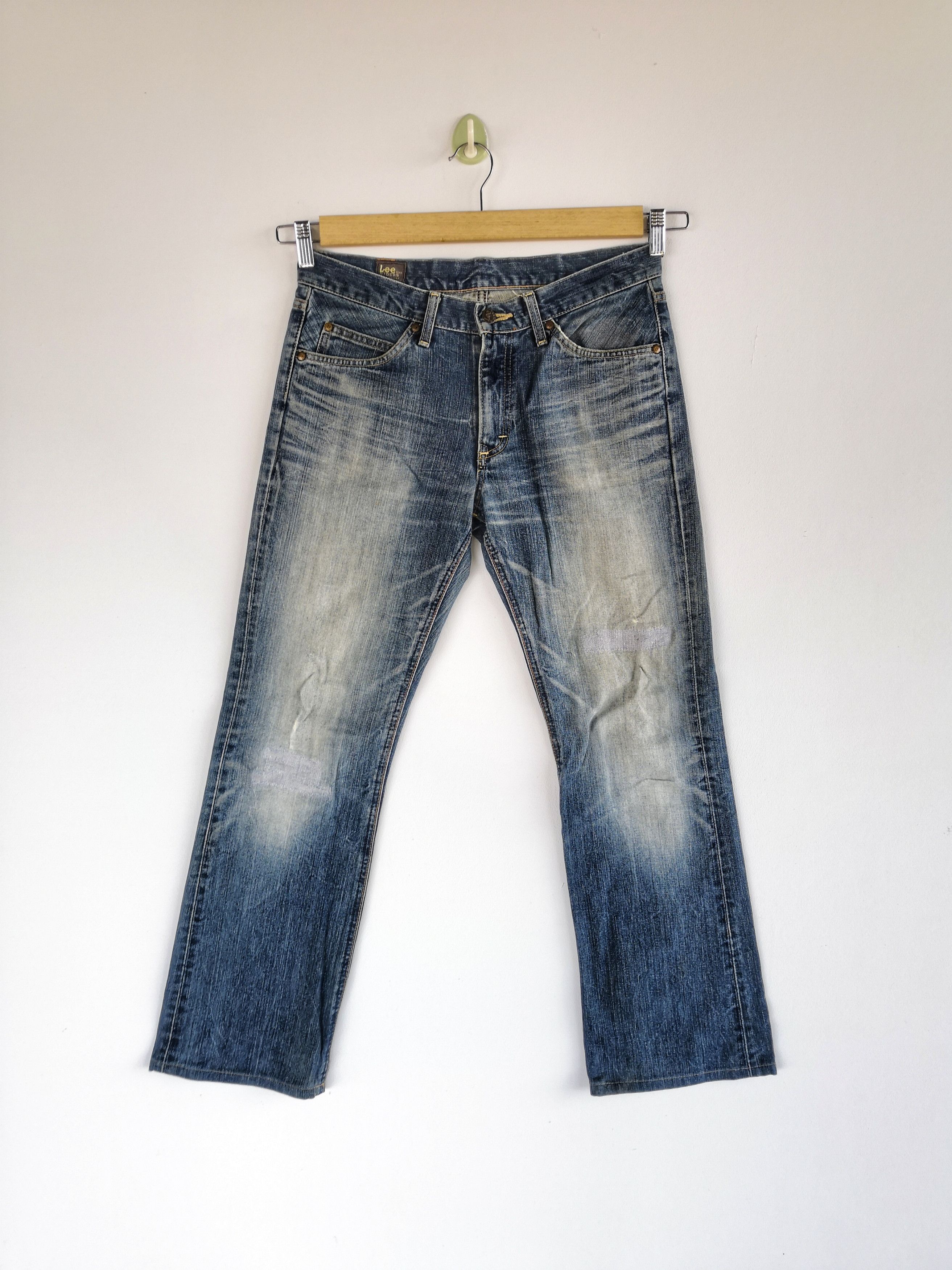 Vintage 80s Lee Denim Lee Distressed Jeans Lee Rusty Pants