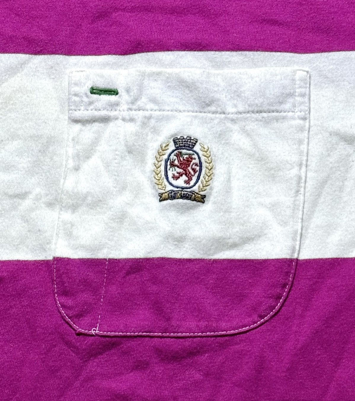 Tommy Hilfiger × Vintage Vintage Tommy Hilfiger Crest Logo Striped Shirt size S Size US S / EU 44-46 / 1 - 5 Thumbnail