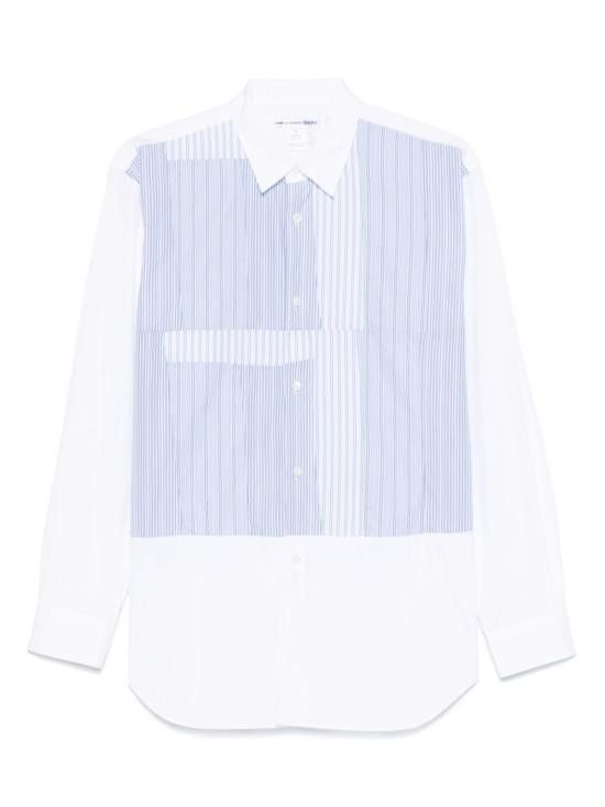 Comme des Garcons COMME DES GARCONS Men Long Tops FOB027 1WHITESTRIPE White Size US L / EU 52-54 / 3 - 1 Thumbnail
