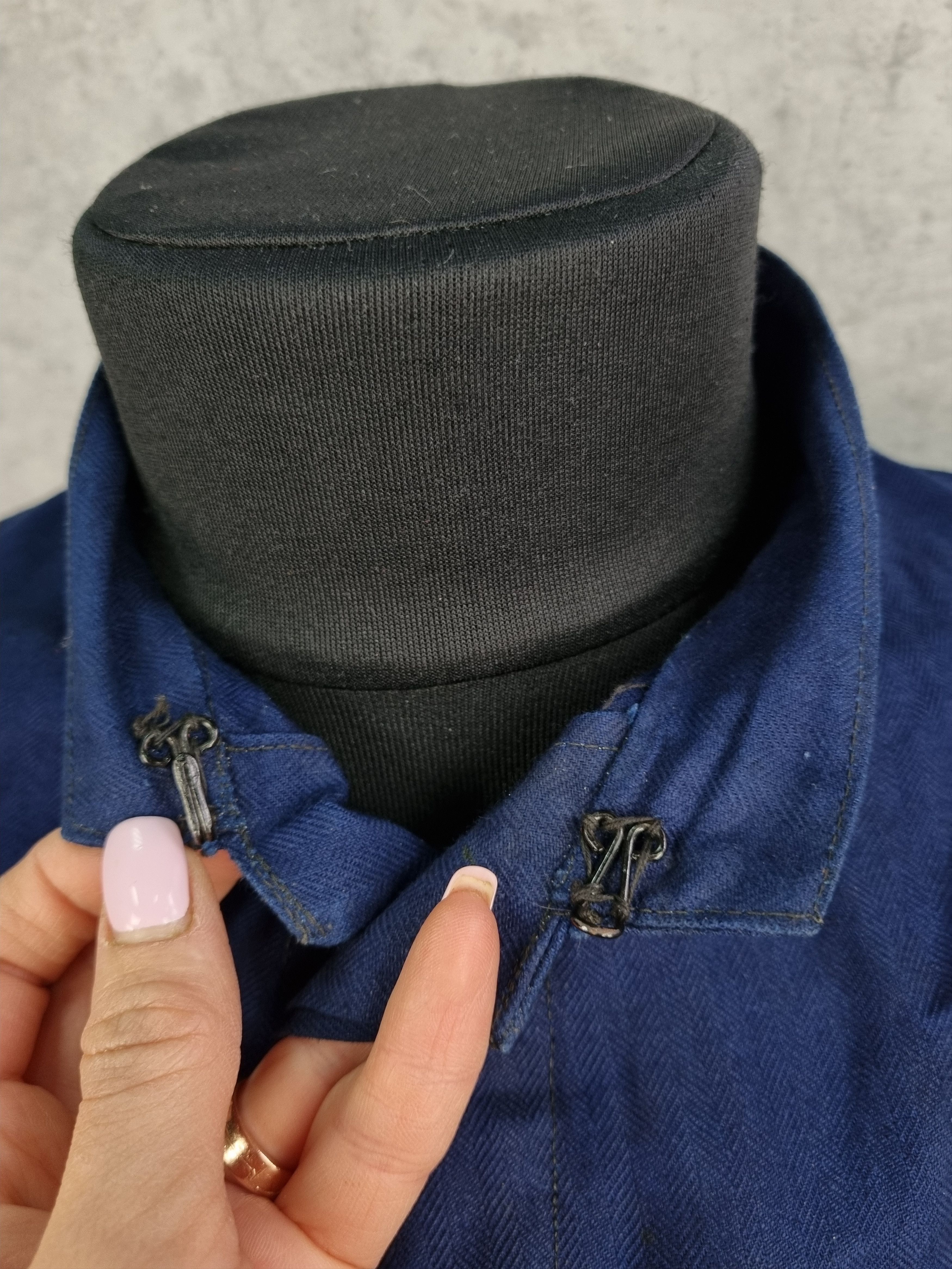 Le Laboureur × Vetra 80s Iconic Nehru Collar Worker German Jacket Size US M / EU 48-50 / 2 - 23 Thumbnail