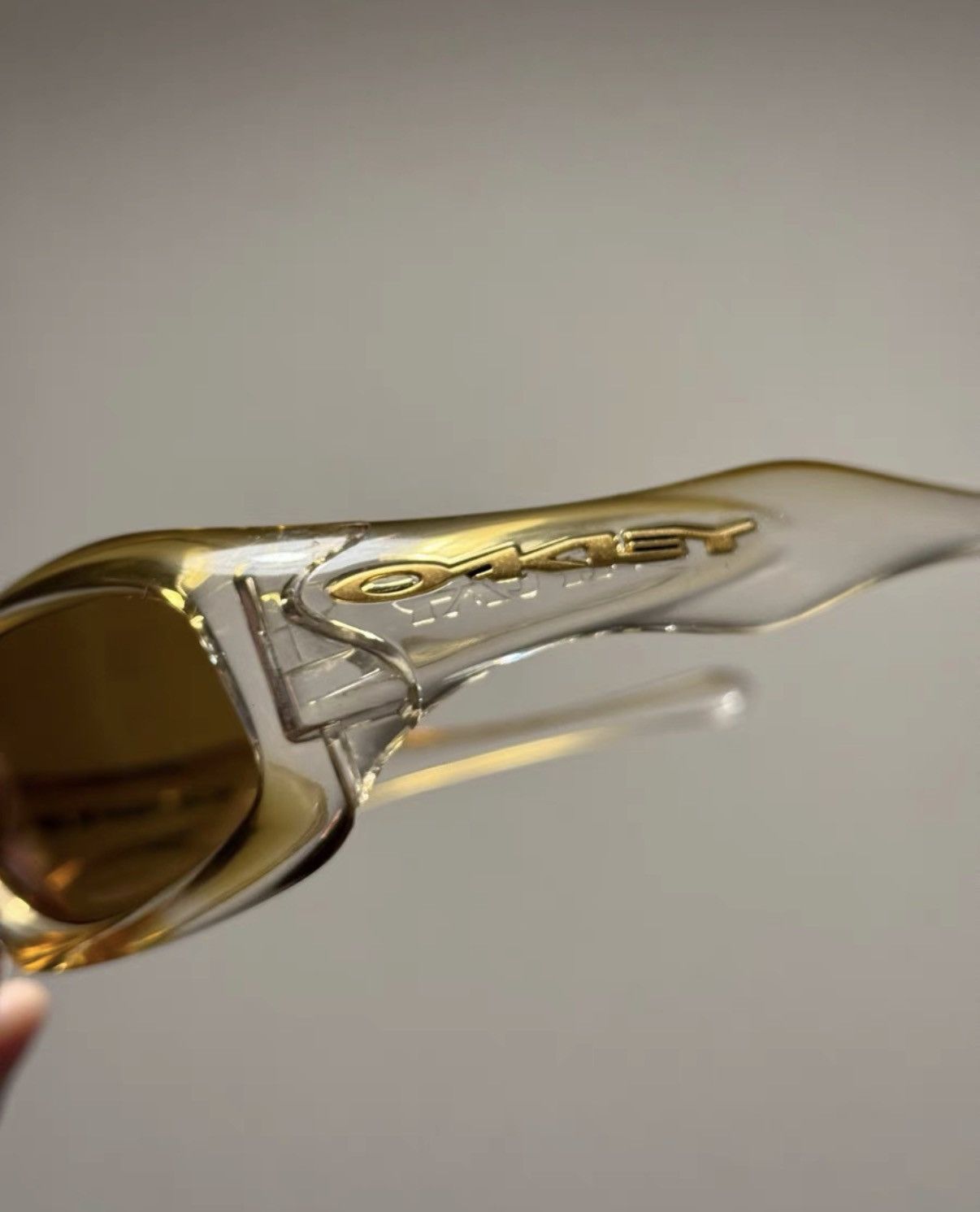 Oakley Oakley Fat Cat Champagne Gold / Whiskey Sunglasses K24 Size ONE SIZE - 7 Thumbnail