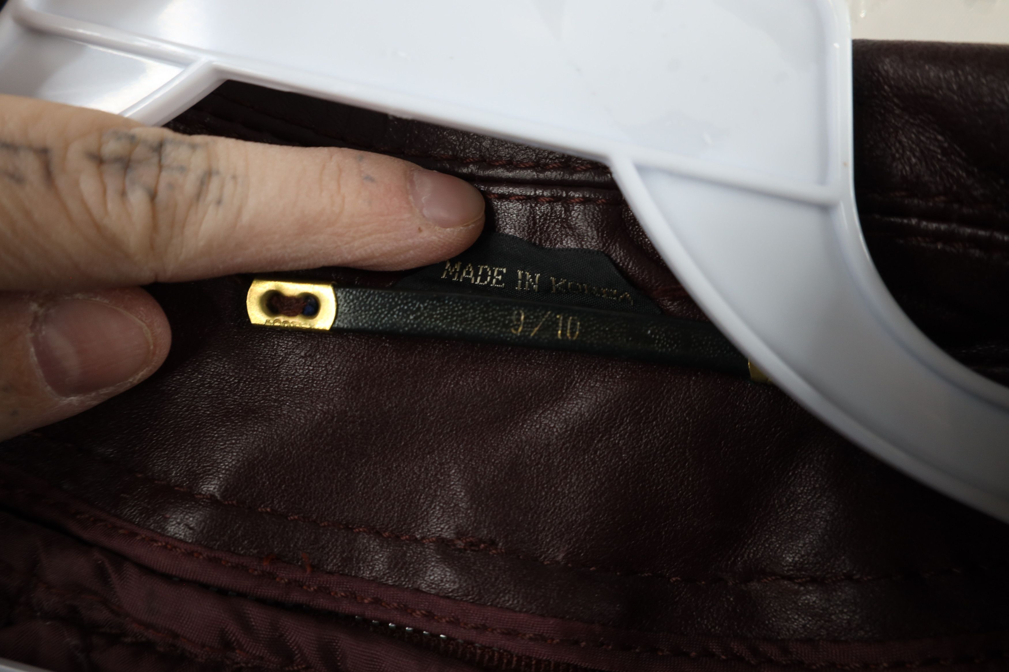 Vintage Vintage 80s 90s Streetwear Buckle Leather Jacket Oxblood Size L / US 10 / IT 46 - 9 Thumbnail