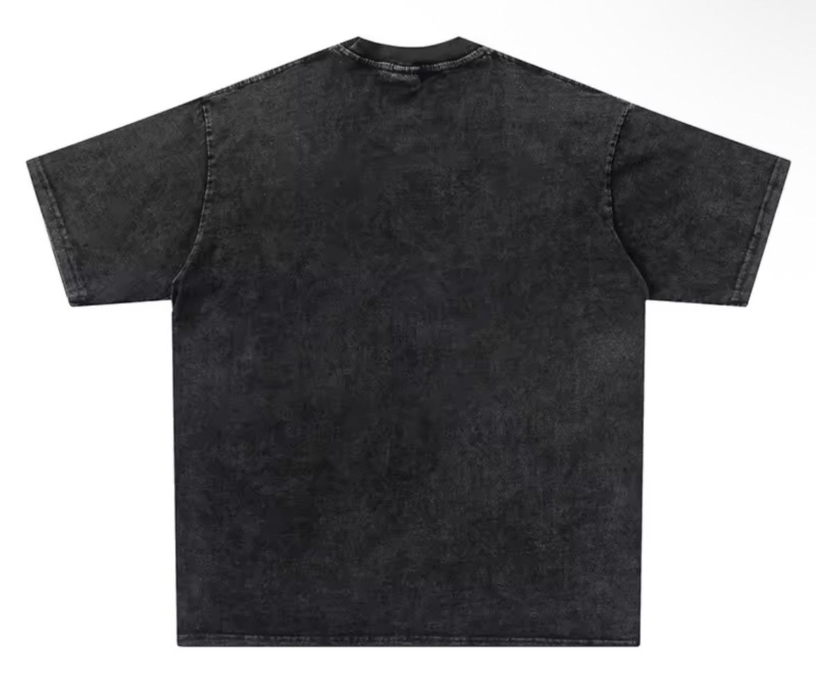 Japanese Brand Streetwear Y2K Kpop Aphex Twin Print Washed T-Shirt Size US XL / EU 56 / 4 - 2 Thumbnail