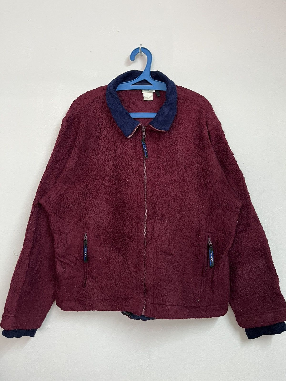 L.L. Bean 💥Vintage LL BEAN Deep Pile High Pile Fleece Size US M / EU 48-50 / 2 - 1 Thumbnail