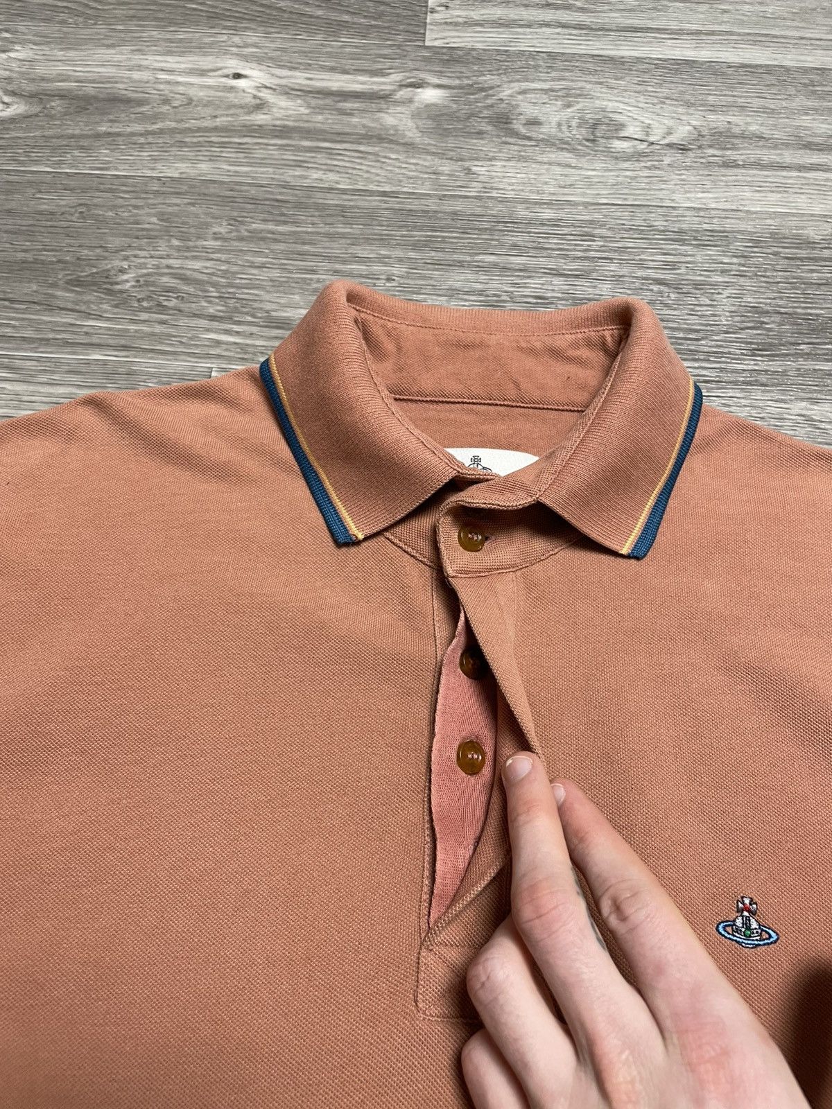 Vivienne Westwood Vivienne Westwood Orb Logo Polo Shirt Size US L / EU 52-54 / 3 - 11 Thumbnail