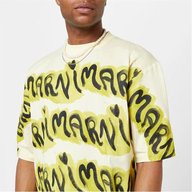 Marni o1g2r1mq0524 Logo T-Shirts in Multicolor Size US S / EU 44-46 / 1 - 5 Thumbnail