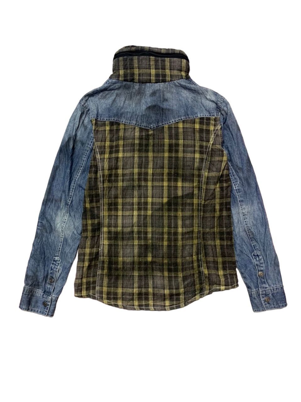 In The Attic In the Attic Hybrid Flannel Washed Denim Dirty Design Size US M / EU 48-50 / 2 - 2 Thumbnail