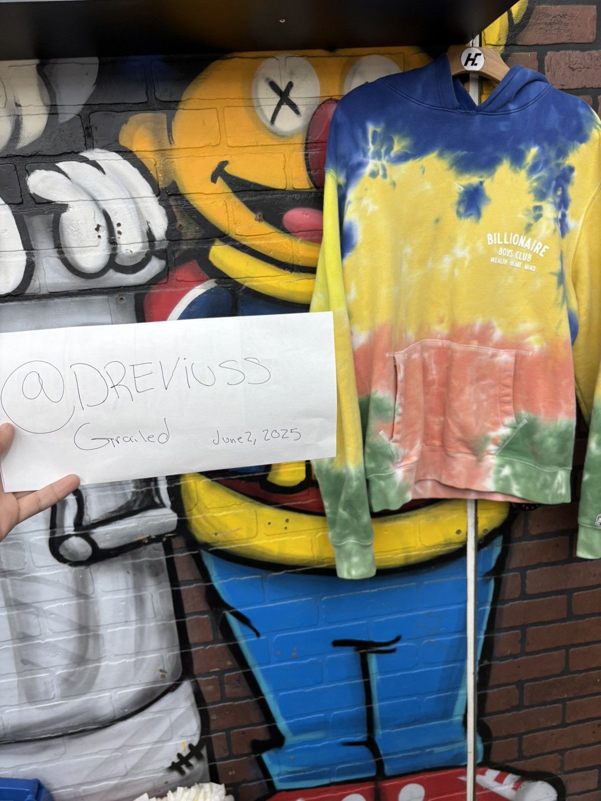 Billionaire Boys Club Billionaire Boys Club BBC Tie-Dye Hoodie Size US L / EU 52-54 / 3 - 1 Thumbnail
