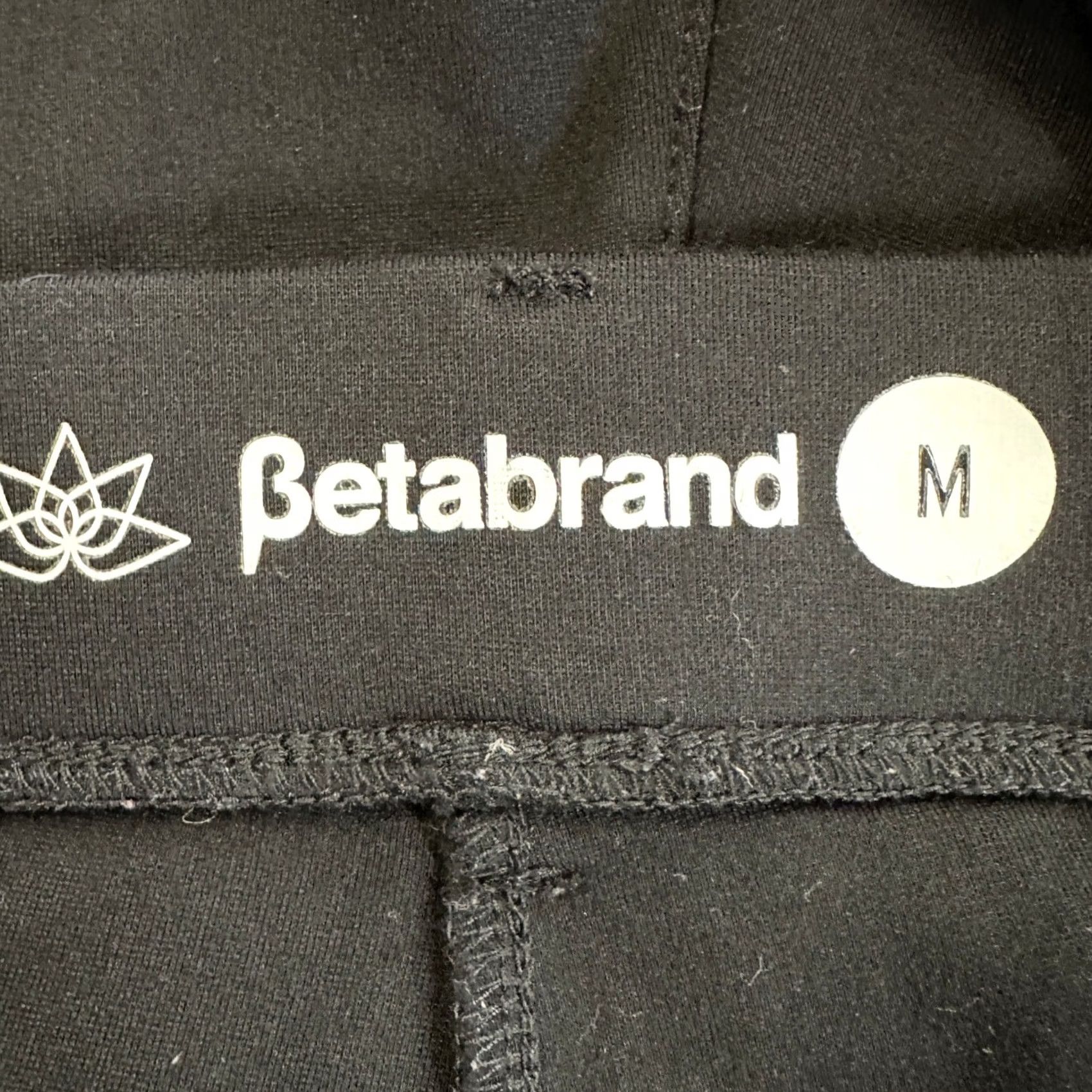 Vintage Betabrand Womens Legging Pants Medium Black Slim Performance Stretch Nylon Blend Pants Size 32" / US 10 / IT 46 - 3 Thumbnail