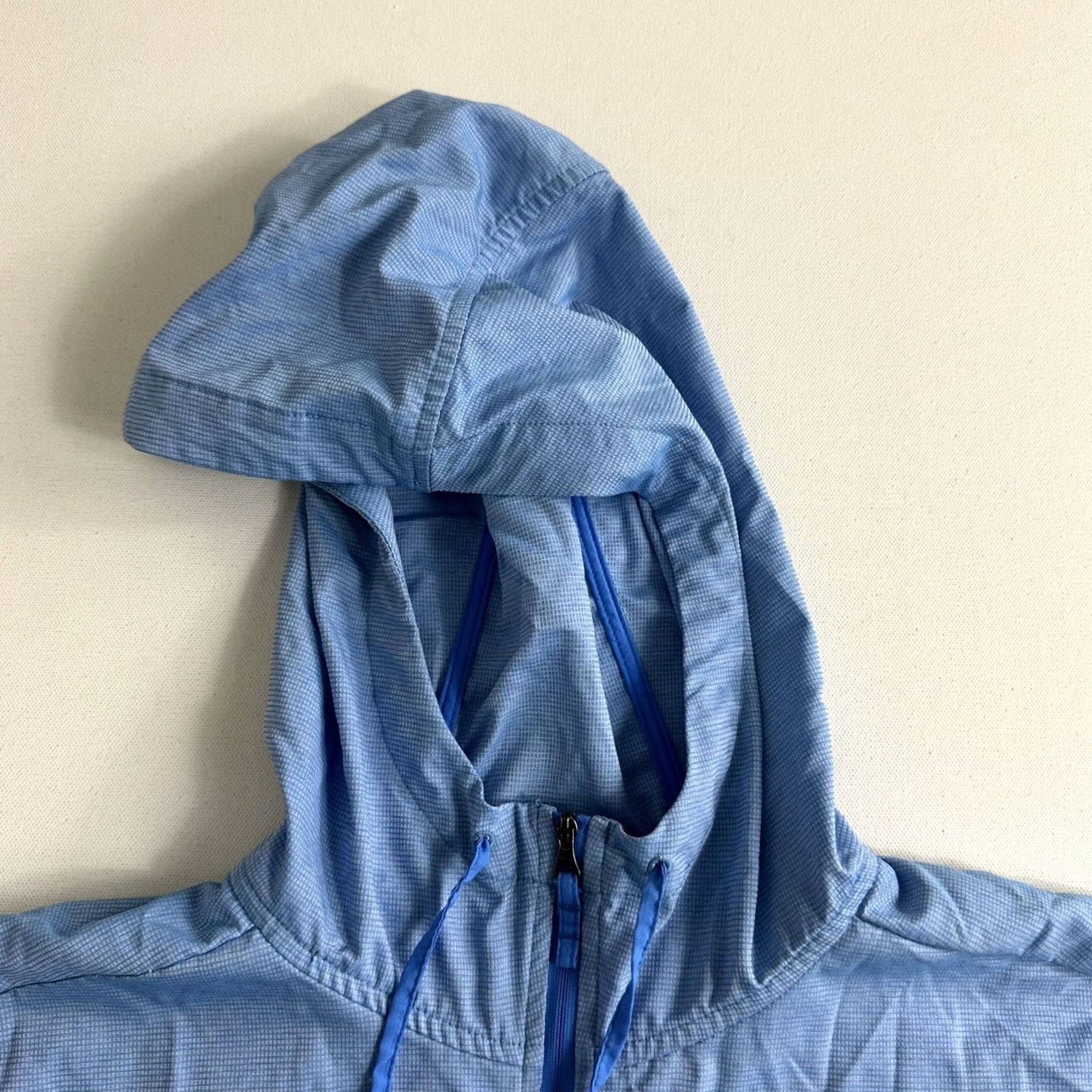 Vintage Columbia Windbreaker Jacket Womens L Blue Hooded Water Repellent Hiking Casual Sports Outdoor Jacket Size L / US 10 / IT 46 - 6 Thumbnail