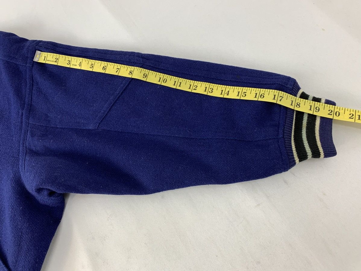 Other Scoop Inc Navy Patch Wool Sleeve Padded Inner Snap Button Size US L / EU 52-54 / 3 - 12 Thumbnail