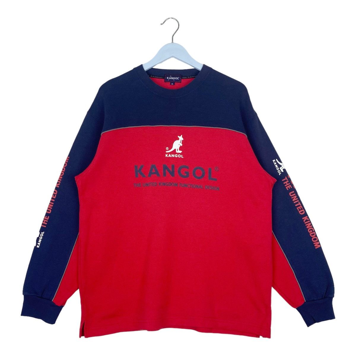 Kangol Kangol Sweatshirt Colorblock Crewneck Pullover Jumper Size US L / EU 52-54 / 3 - 1 Thumbnail