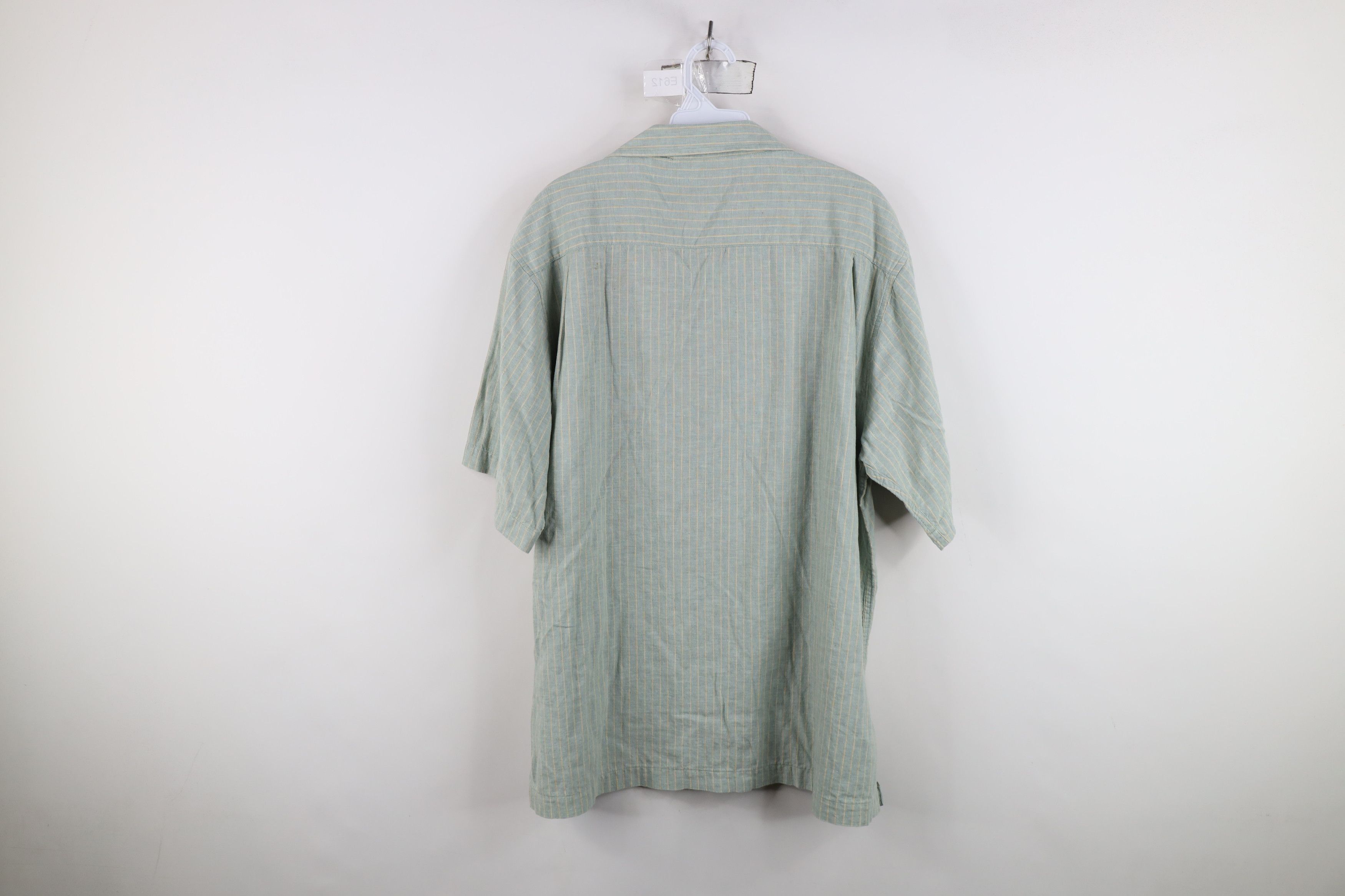 Vintage Vintage 90s Streetwear Striped Short Sleeve Button Shirt Size US XL / EU 56 / 4 - 11 Thumbnail