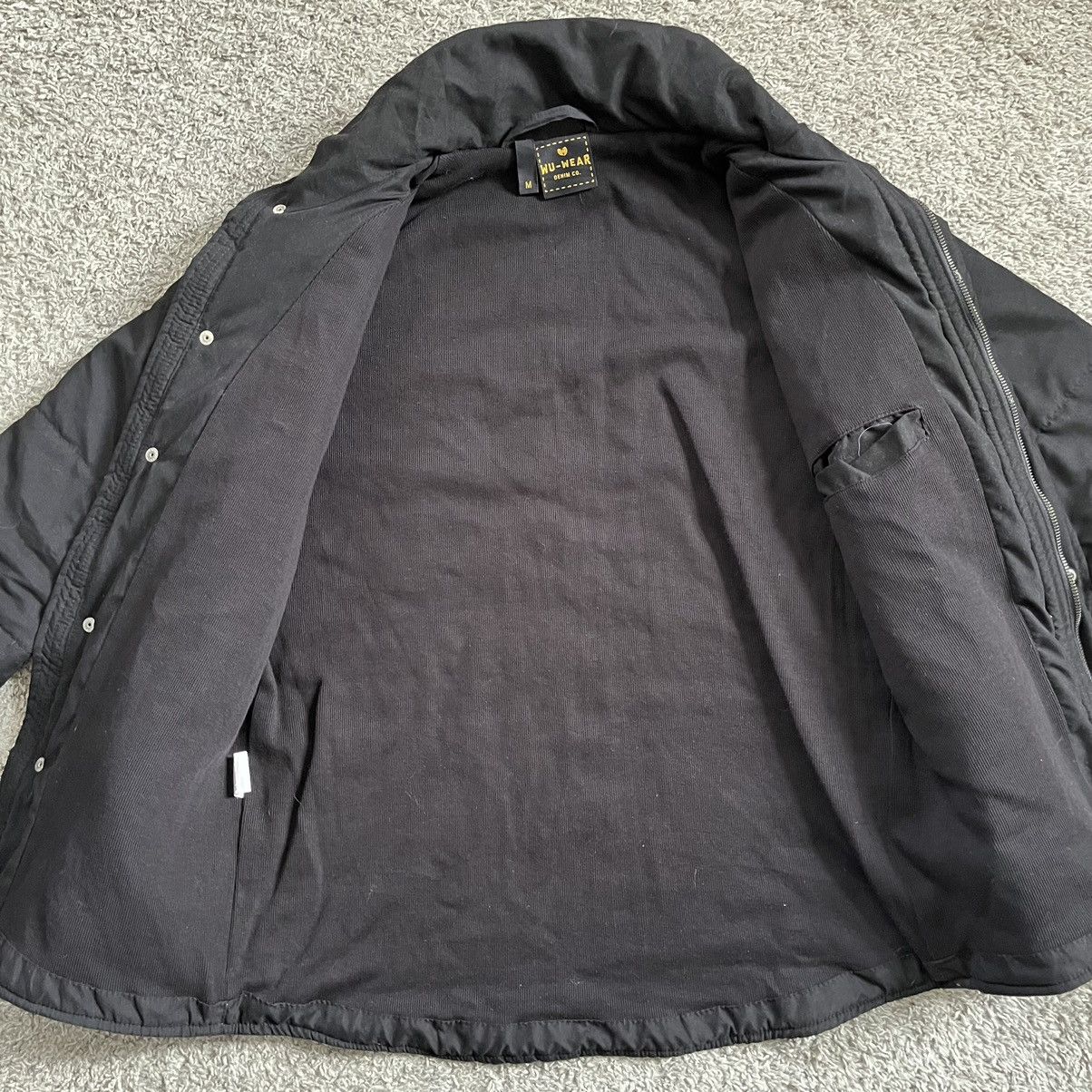 Wu-Tang Clan 🔴Wu-Wear Jacket Size Medium Wu-Tang Black Coat Rza Gza Size US M / EU 48-50 / 2 - 5 Thumbnail