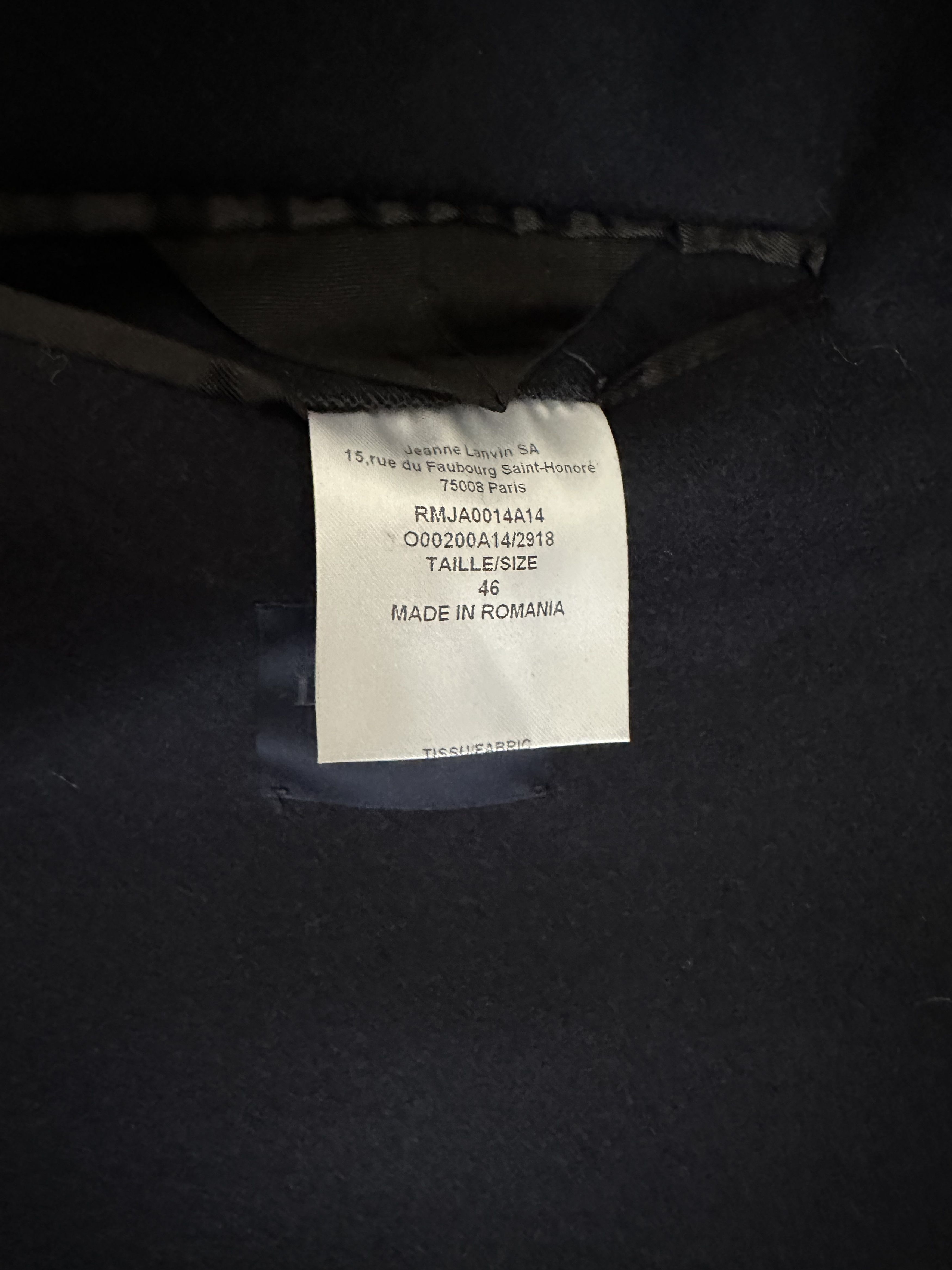 Lanvin Wool color block Size 36R - 4 Thumbnail