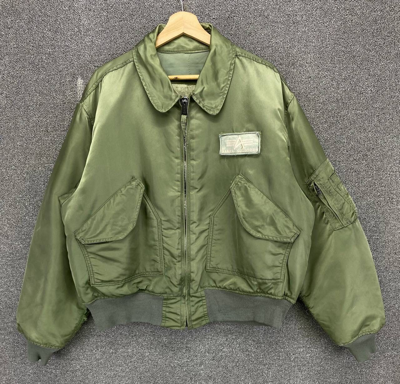 Alpha Industries Vintage 90s Alpha Industries Flyers Bomber Jacket Size US XL / EU 56 / 4 - 1 Thumbnail