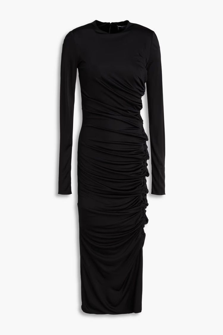Versace o1y0226 Maxi Dress in Black Size XS / US 0-2 / IT 36-38 - 1 Thumbnail
