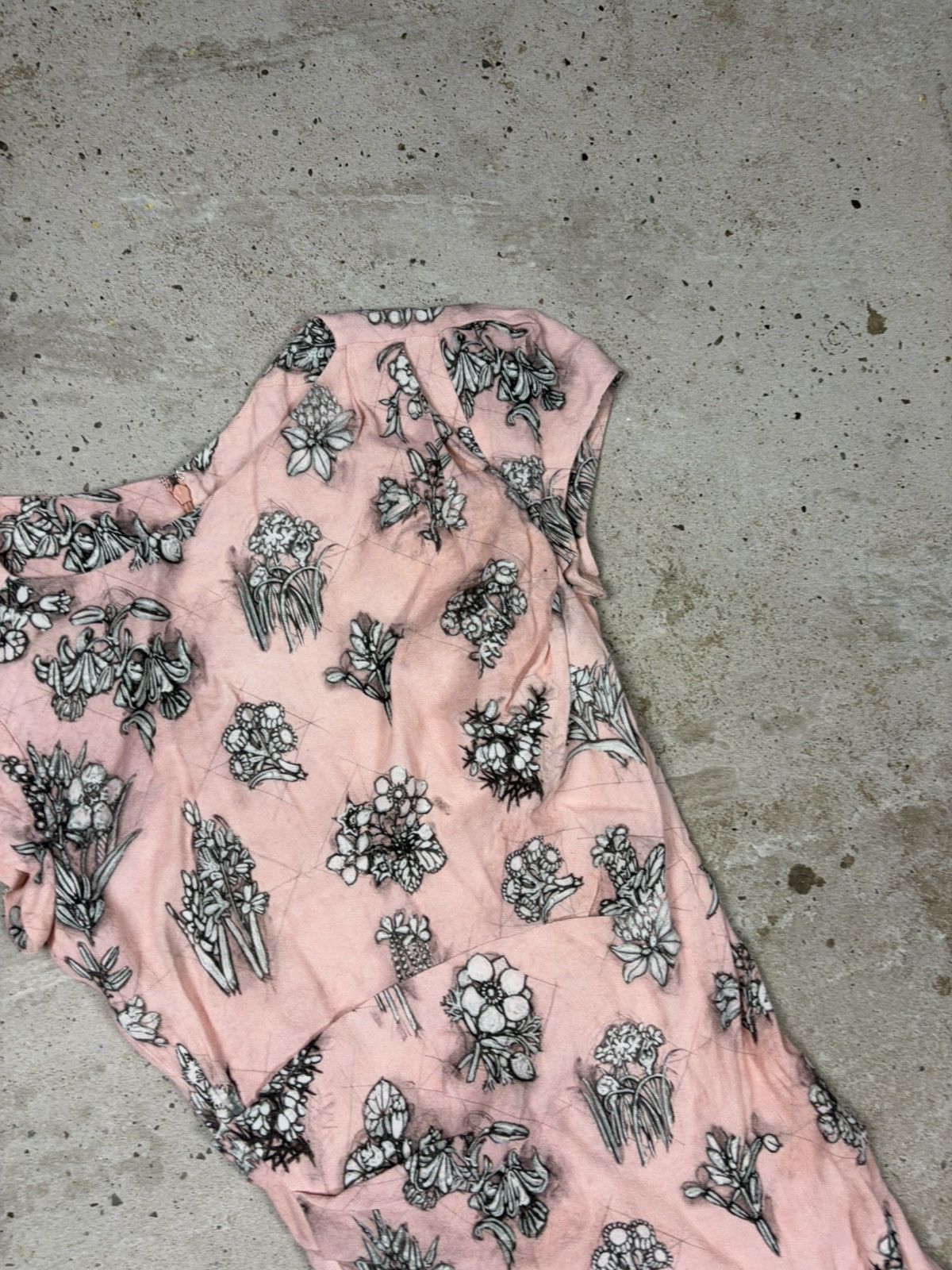 Vivienne Westwood Vivienne Westwood Red Label 2013 Pink Floral Print Dress Size M / US 6-8 / IT 42-44 - 8 Thumbnail