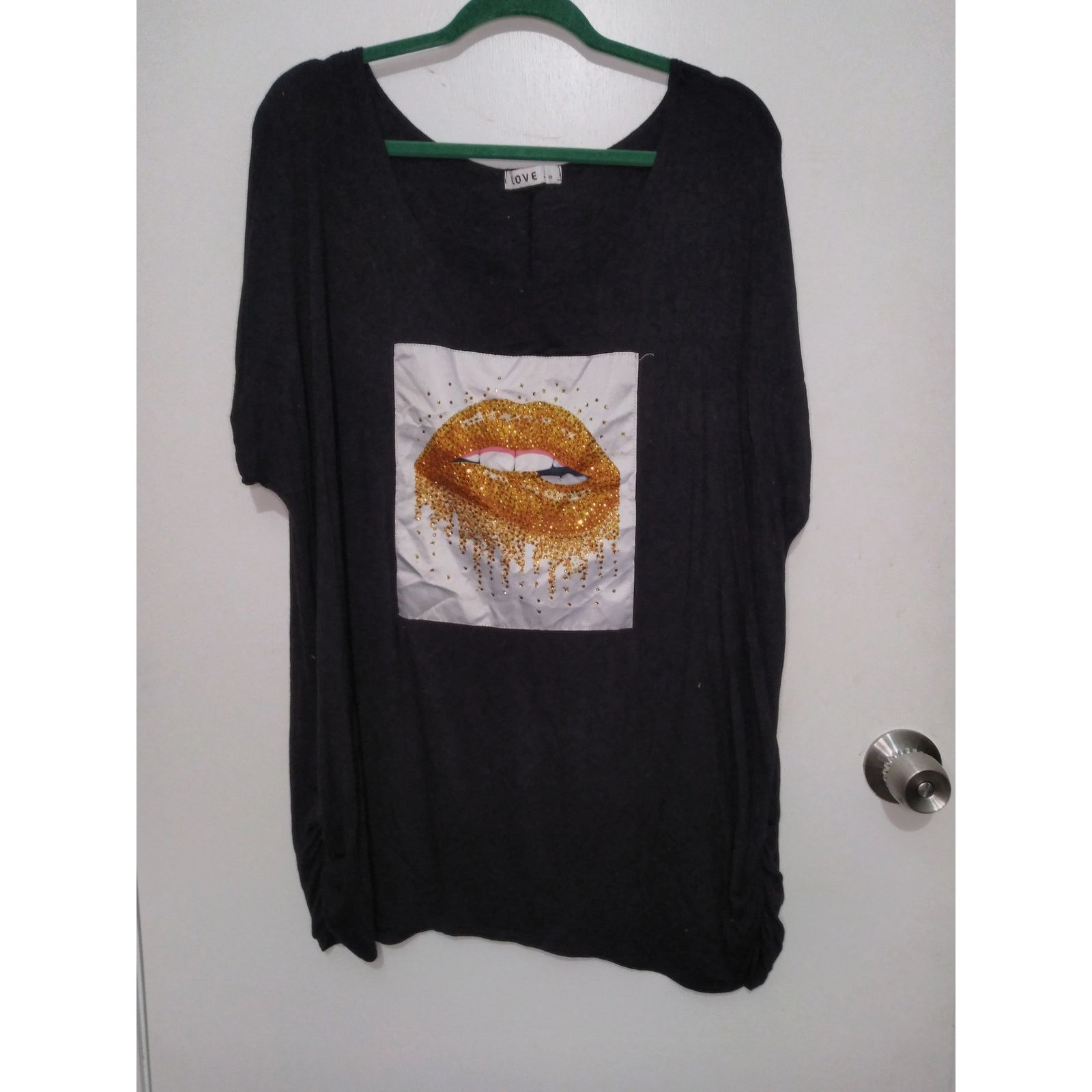 Other Love J Gold Lips Top Size 3XL / US 20-22 - 1 Thumbnail