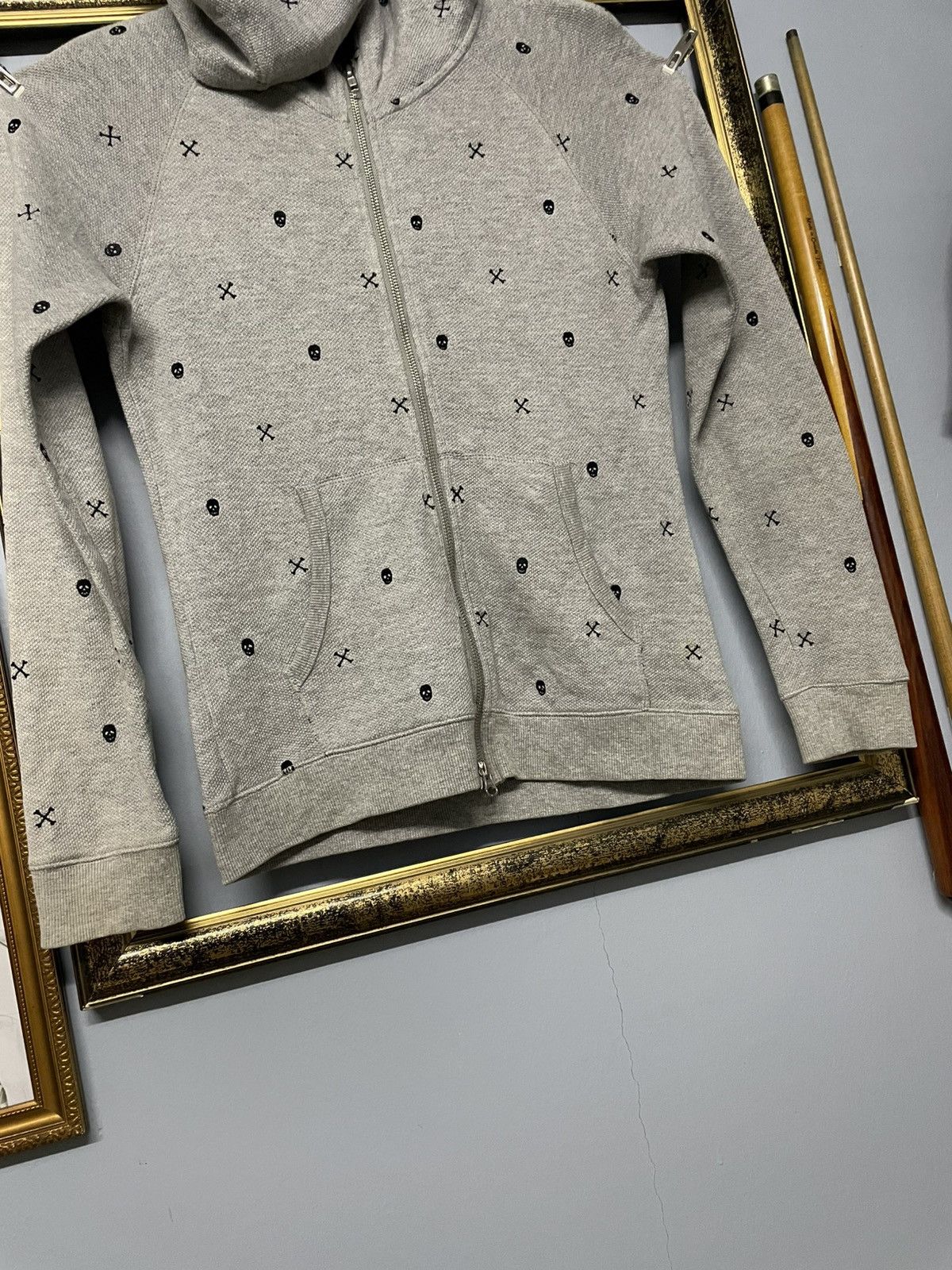 Japanese Brand Vintage 1990s Japan Designer Ppfm Skull Iconic Punk Hoodie Size US S / EU 44-46 / 1 - 4 Thumbnail