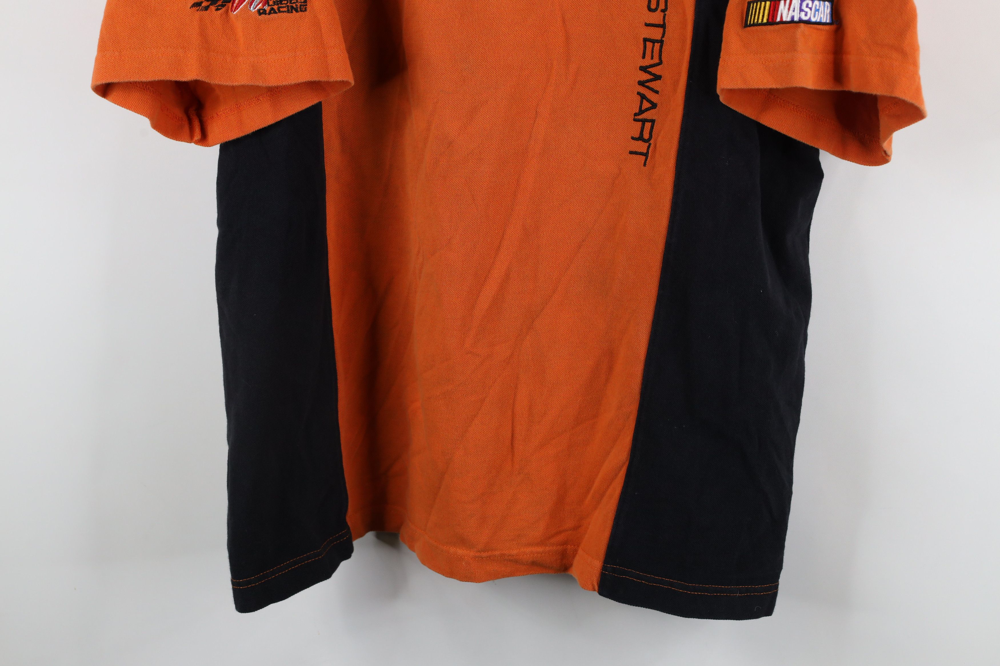 Vintage Vintage NASCAR Out Tony Stewart Racing Polo Shirt Orange Size US XL / EU 56 / 4 - 3 Thumbnail