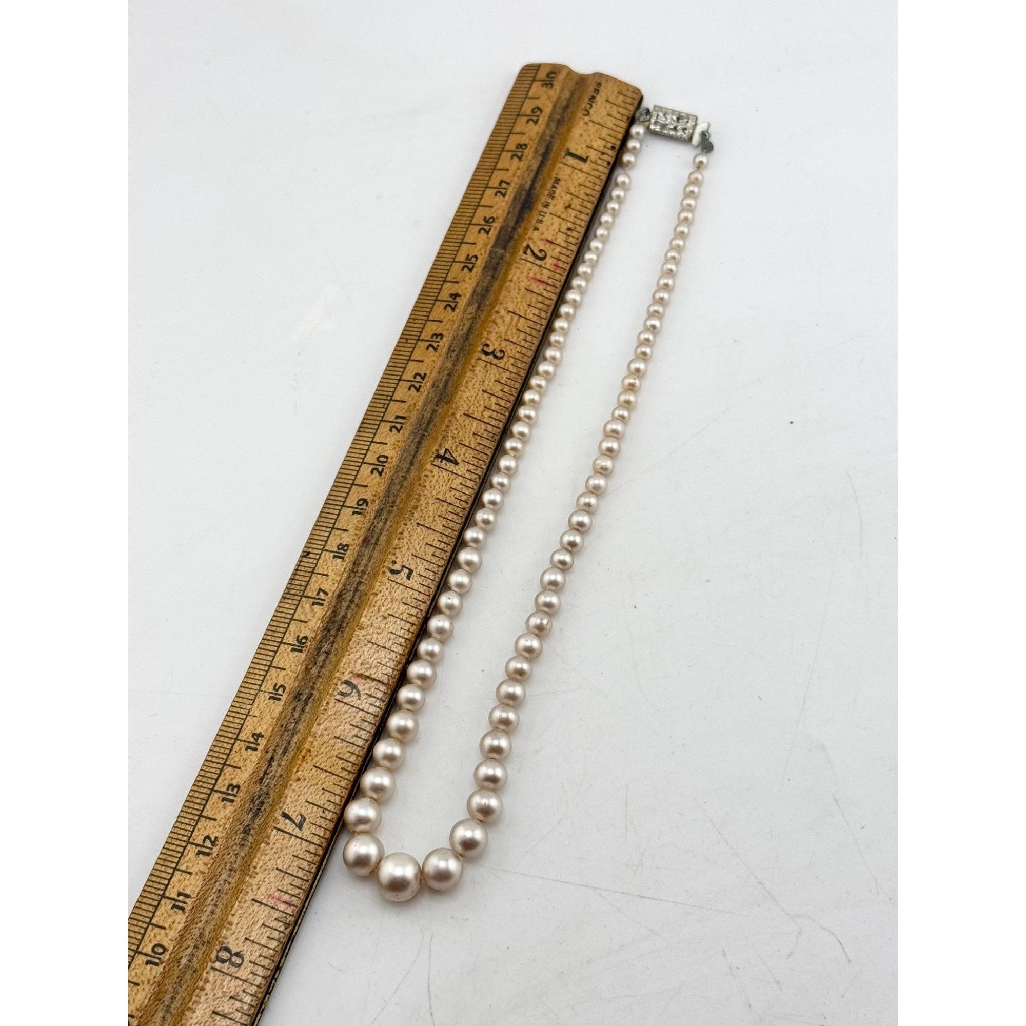 Vintage Vintage faux pearl beaded necklace Size ONE SIZE - 5 Thumbnail