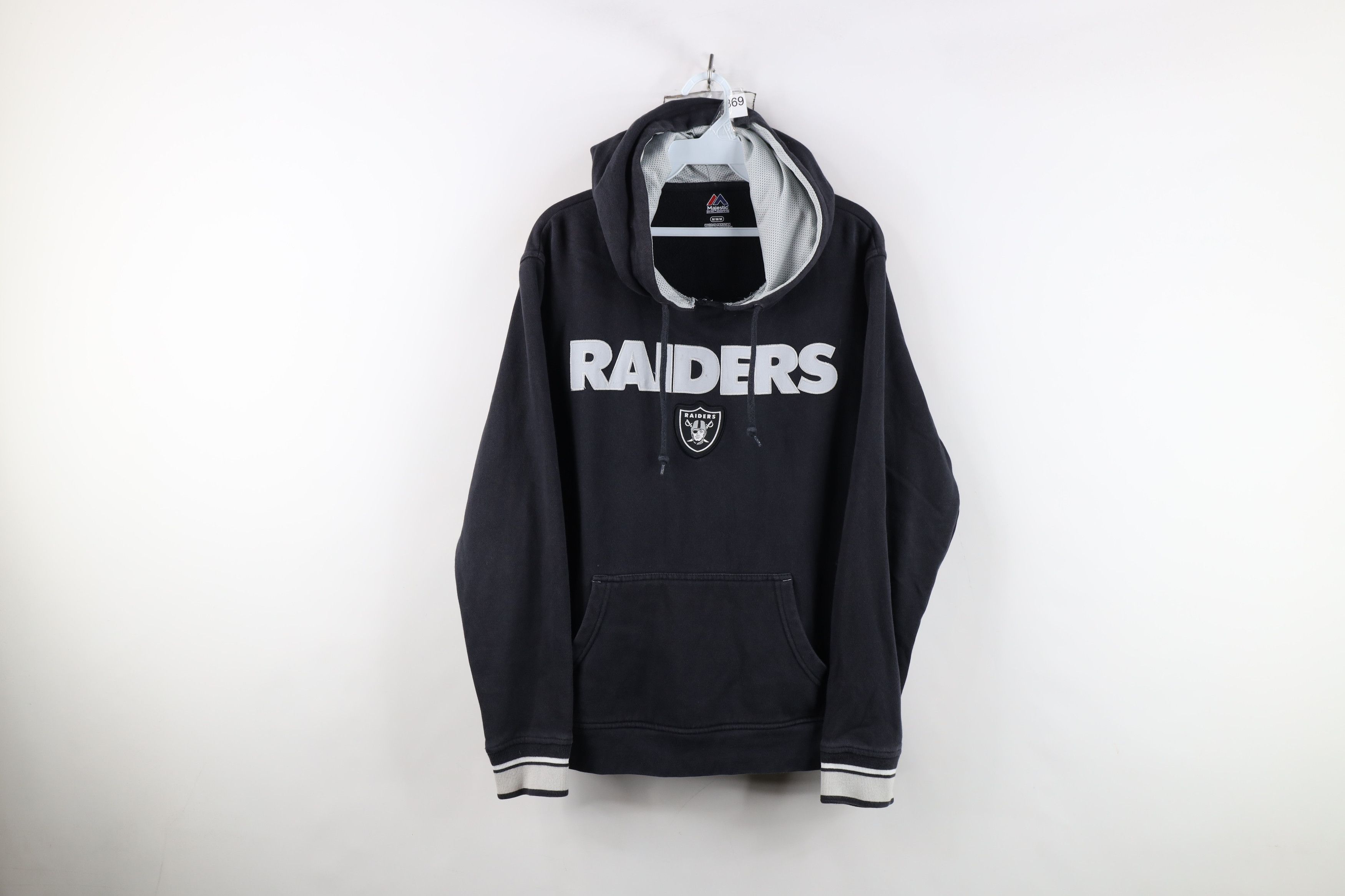 Majestic Vintage Y2K Majestic Oakland Raiders Football Hoodie Size US M / EU 48-50 / 2 - 1 Thumbnail