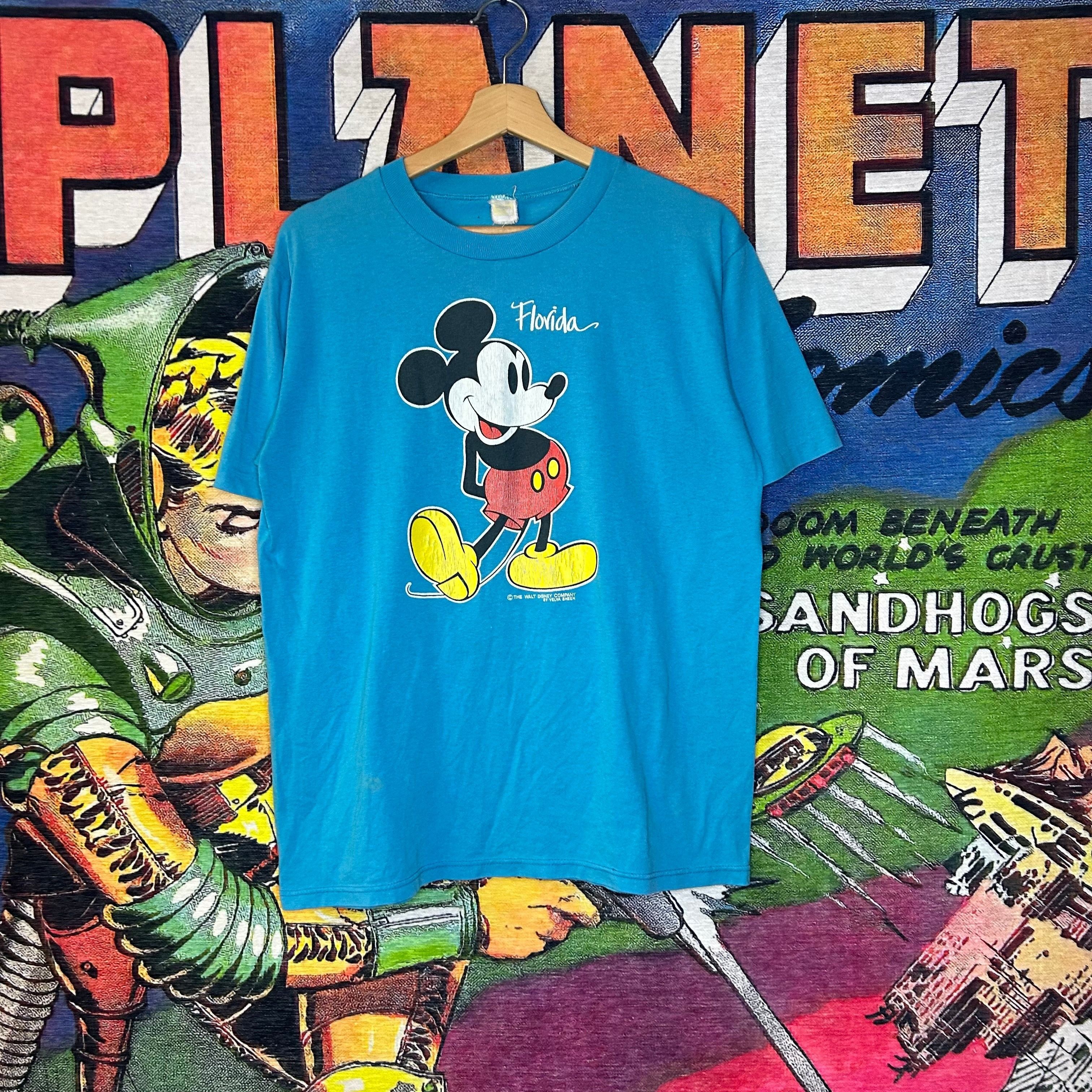 Disney × Vintage Vintage 80s Mickey Mouse Tee Size Large Size US L / EU 52-54 / 3 - 1 Thumbnail