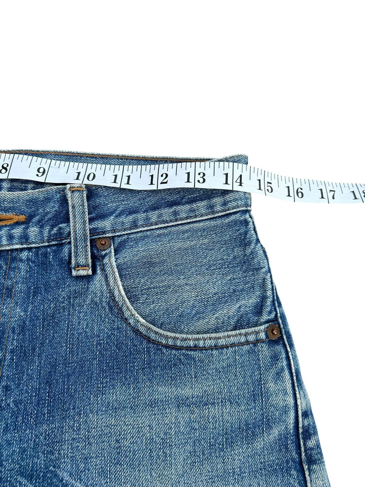 Kapital Vintage Levis Big E Selvedge Thrashed Denim Jeans Size US 29 - 14 Thumbnail