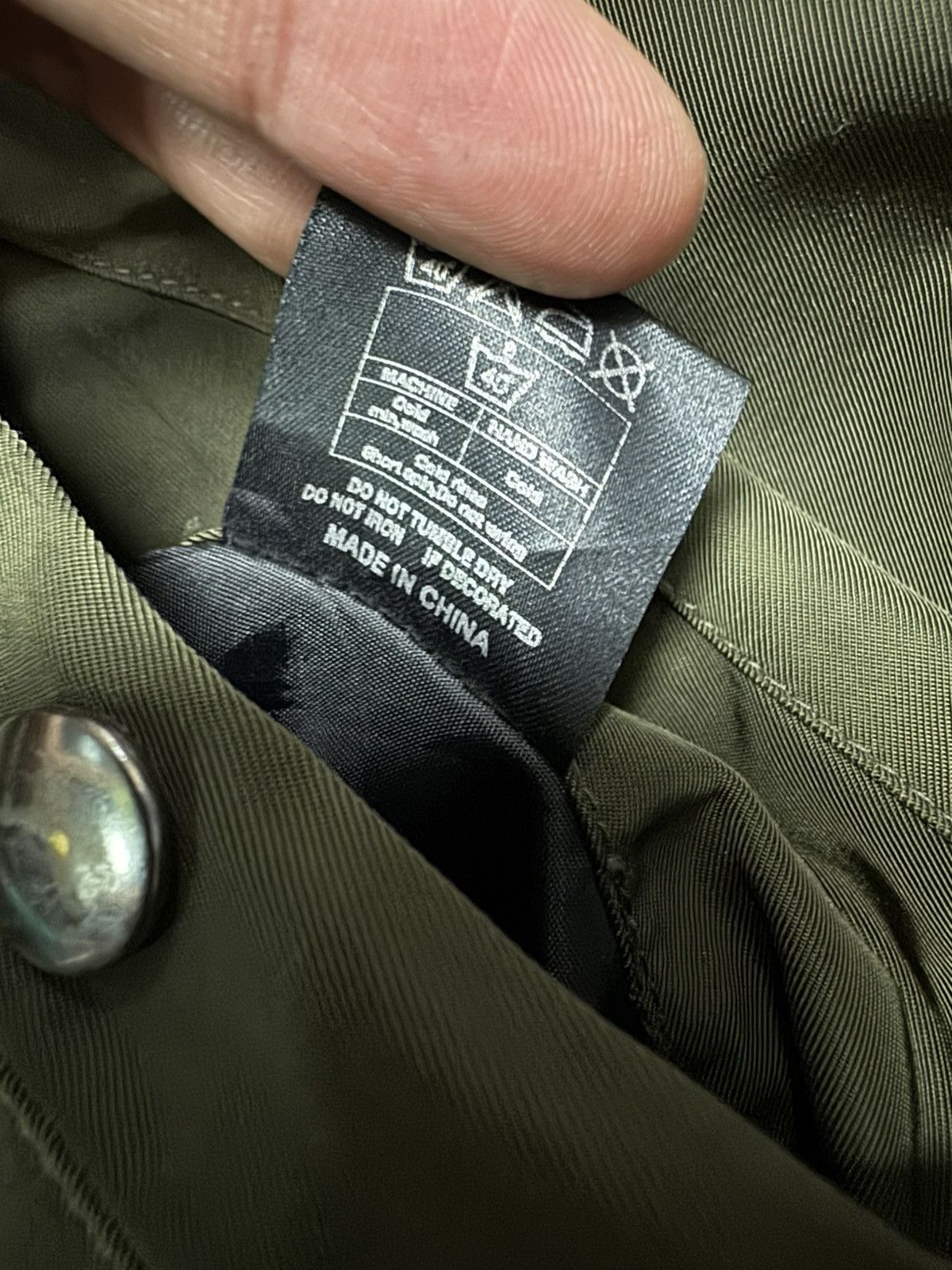 Vintage RAF SIMONS STYLE REVERSIBLE BOMBERS JACKET BY CASPER JOHN Size US M / EU 48-50 / 2 - 19 Thumbnail
