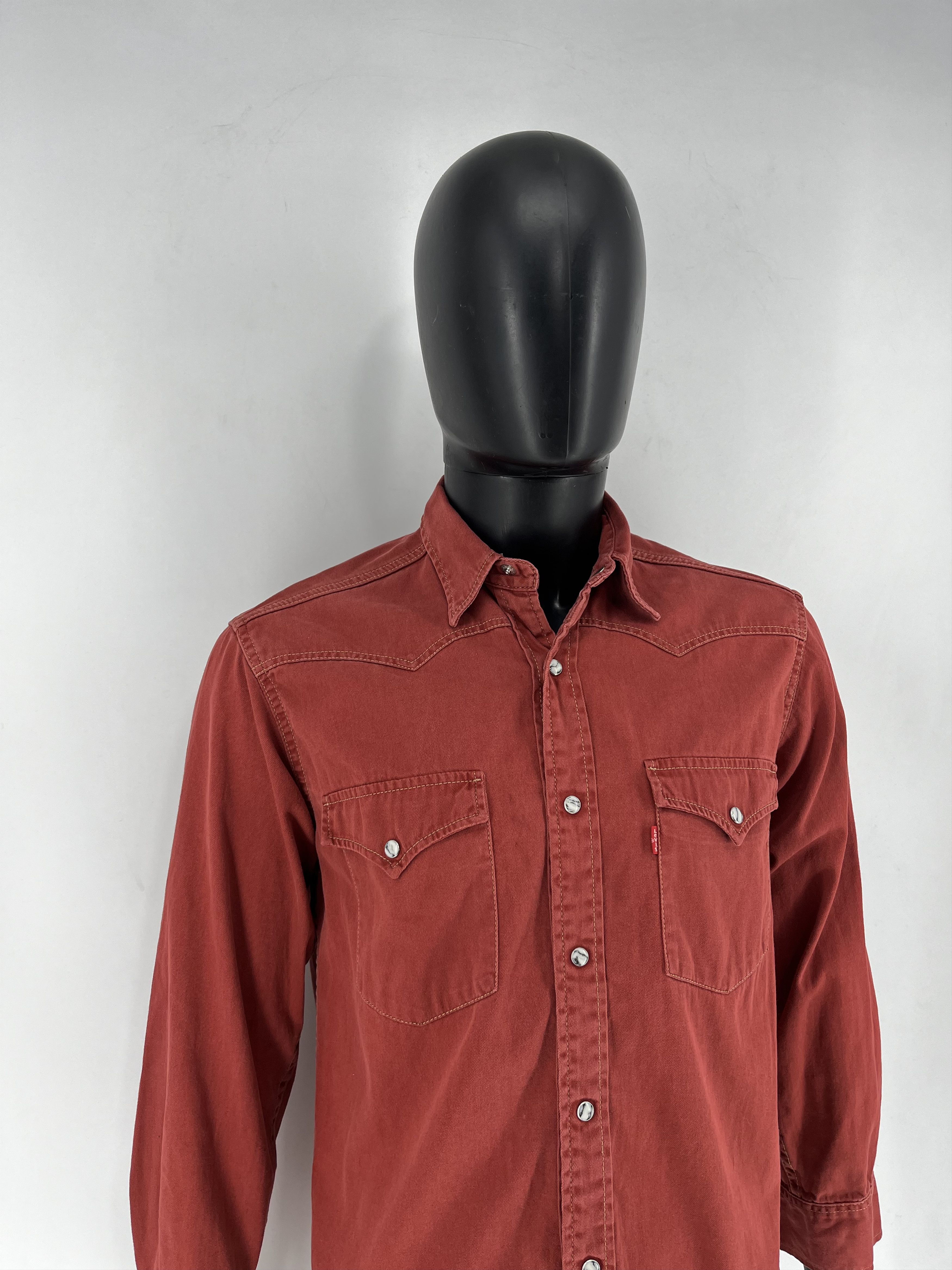 Levi's Vintage Clothing × Vintage Vintage 90s Levi’sLevi’s White Red Jacket Size US S / EU 44-46 / 1 - 4 Thumbnail