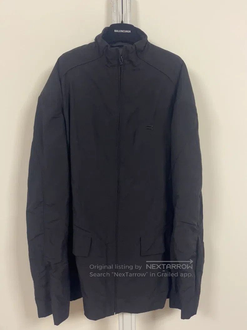 Balenciaga Balenciaga Embroidered Logo Shoulder Pad Zipper Jacket Size US S / EU 44-46 / 1 - 1 Thumbnail