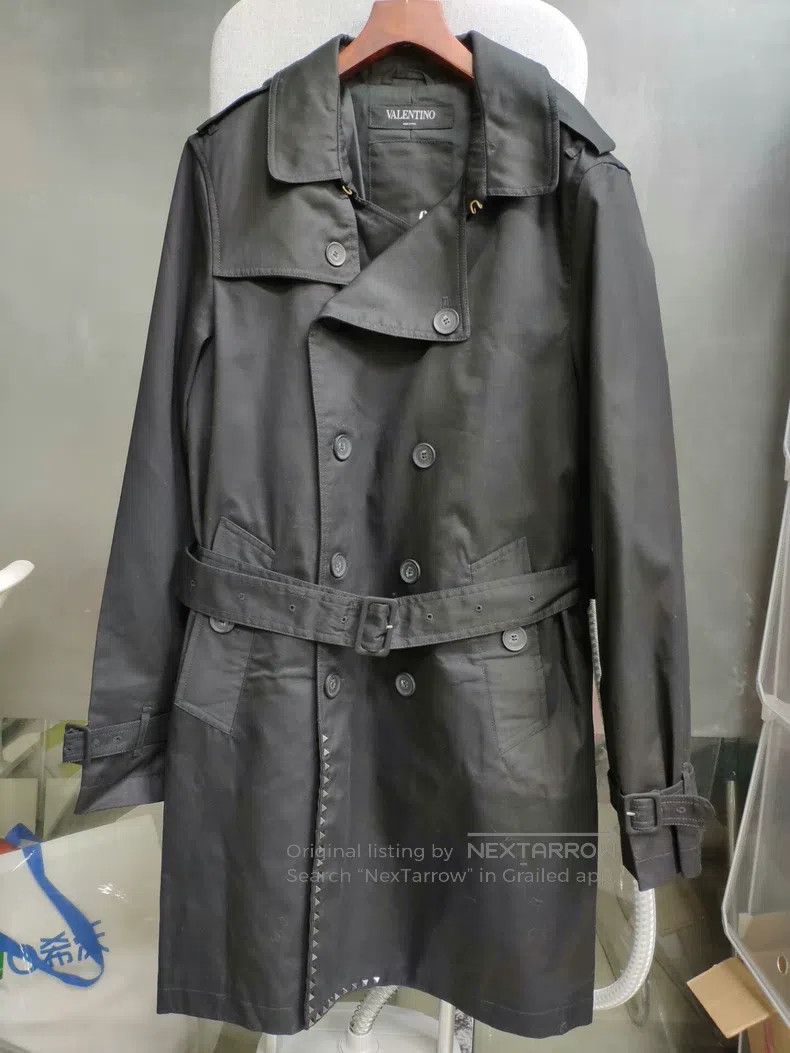 Valentino Valentino Double-breasted casual long trench coat Size US XL / EU 56 / 4 - 1 Thumbnail