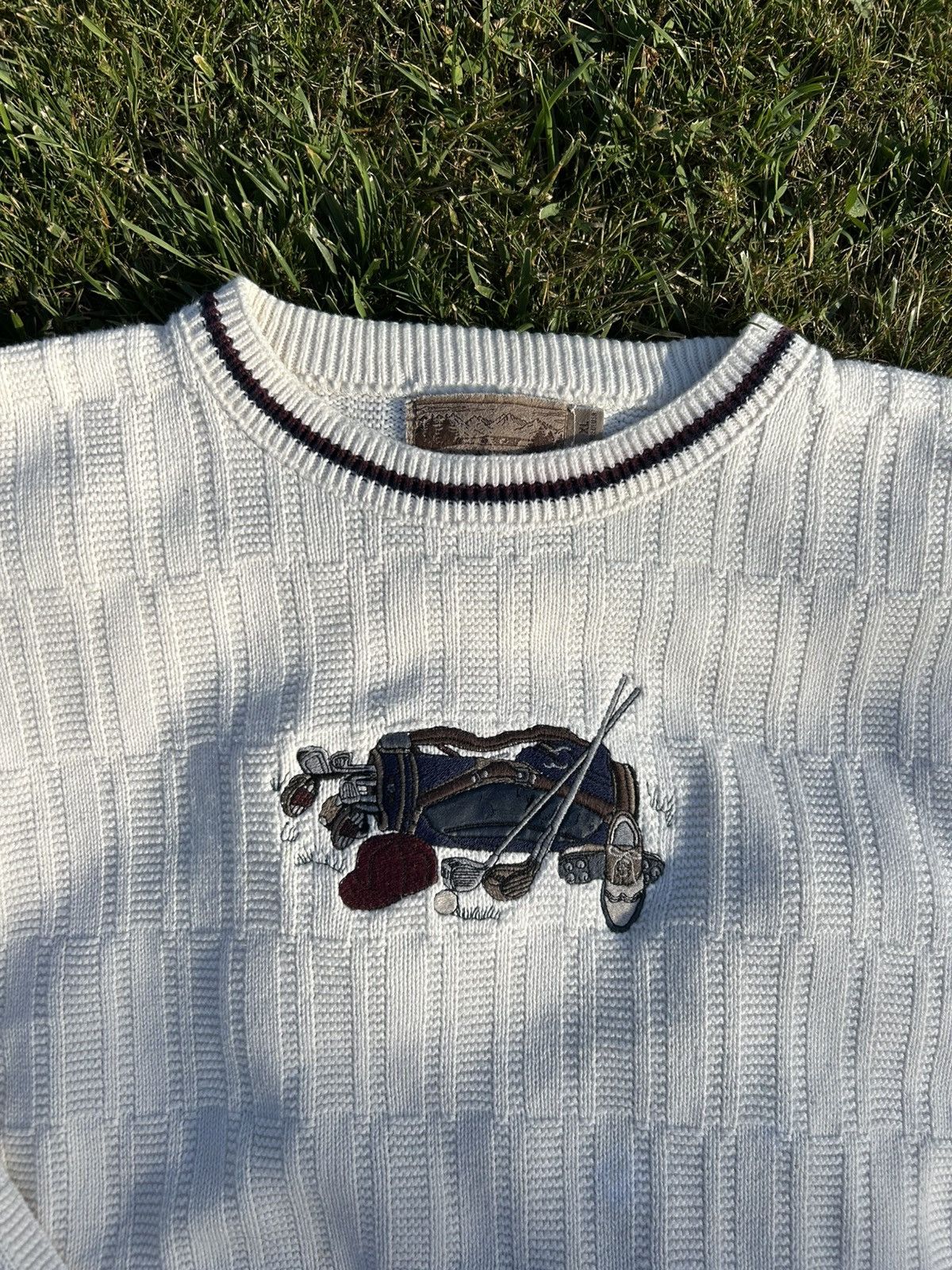 Vintage 90's Shenandoah Golf Bag Sweater Size US XL / EU 56 / 4 - 2 Thumbnail